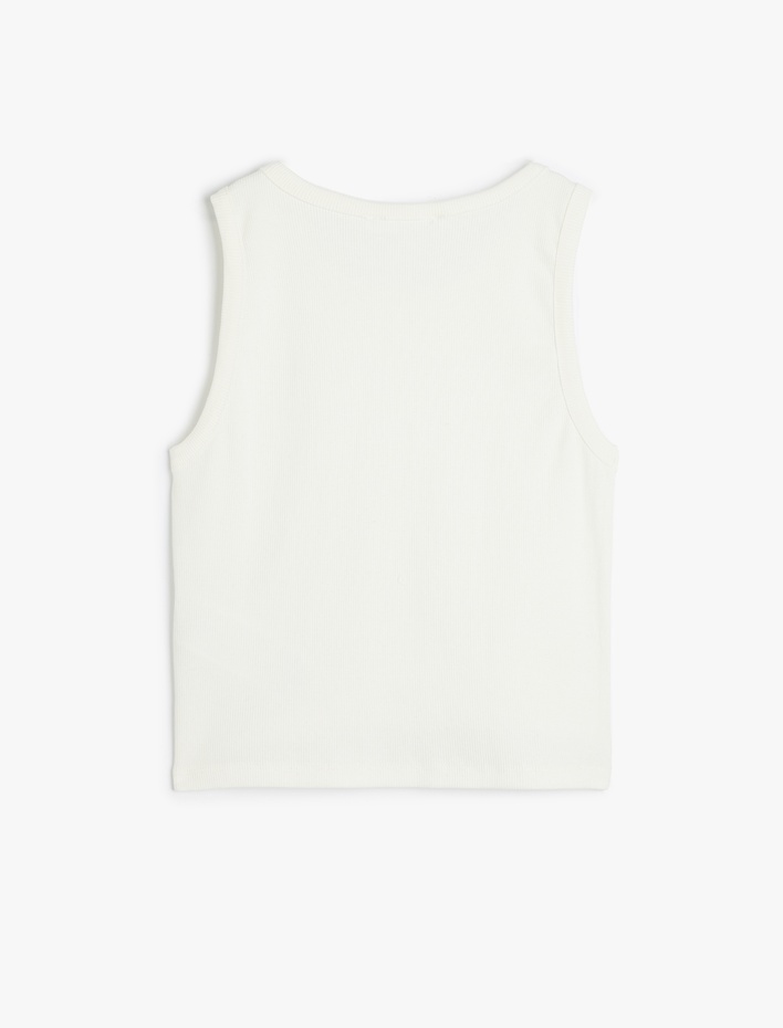  Kolsuz Bisiklet Yaka Crop Kadın Atlet