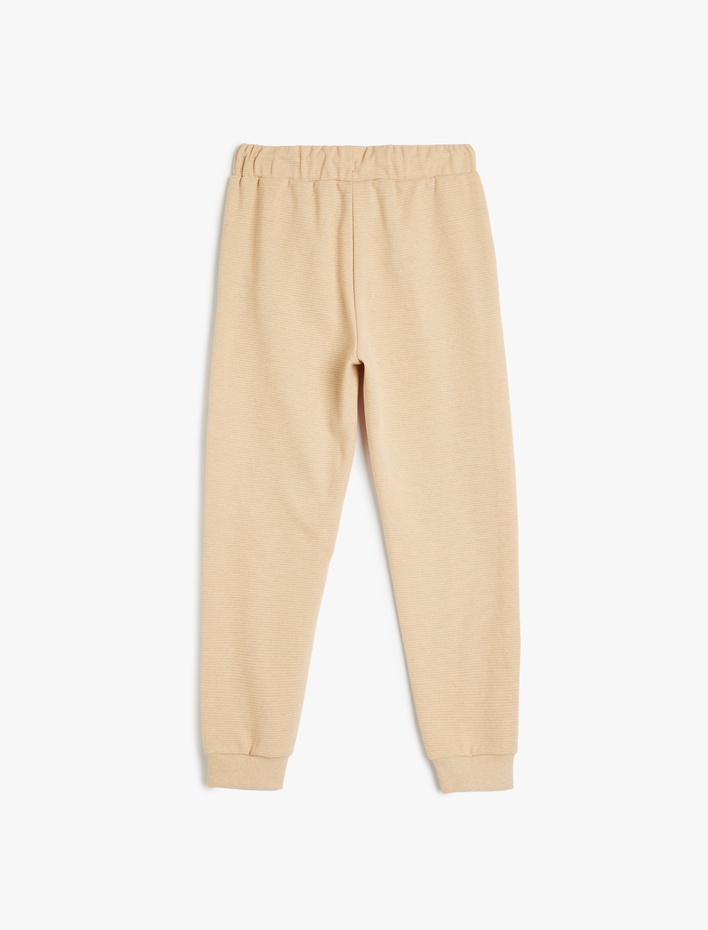 Erkek Çocuk Beli Bağlamalı Cep Detaylı Basic Eşofman Altı