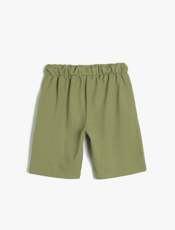 Erkek Çocuk Basic Beli Bağcıklı Cepli Şort