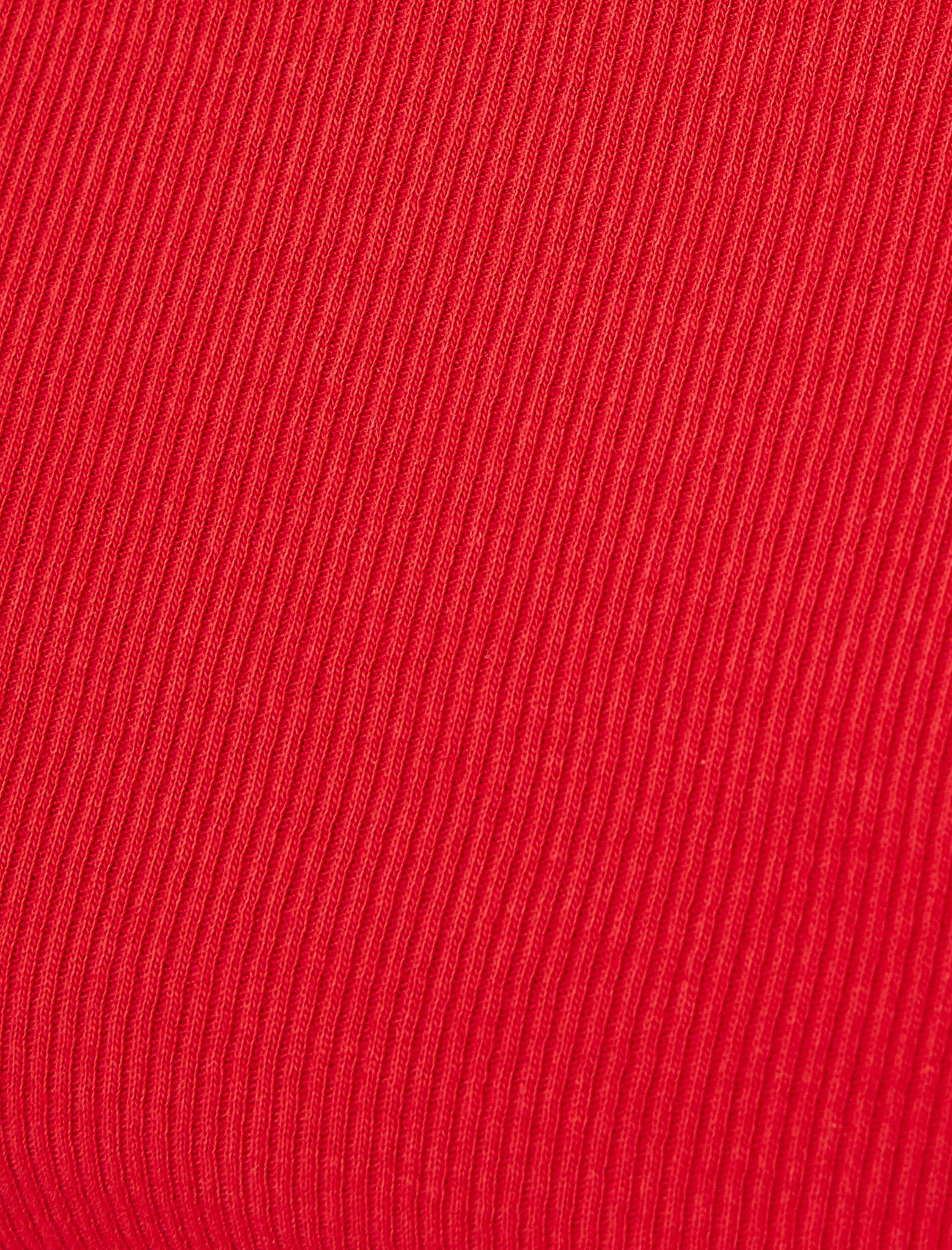   Pamuklu Bisiklet Yaka Kısa Kollu Fitilli Tişört