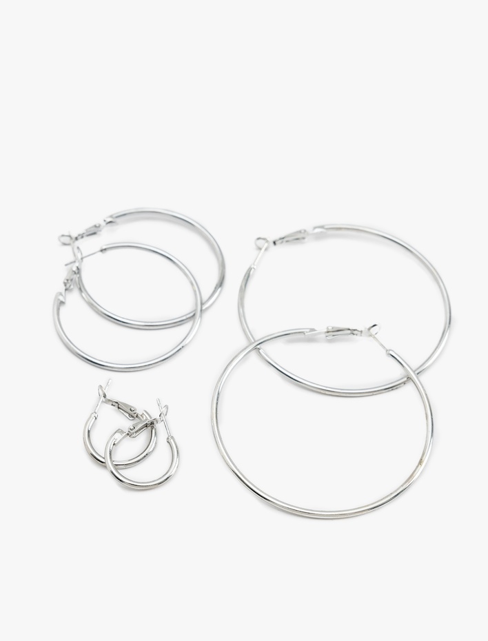 Kadın Halka Küpe Seti