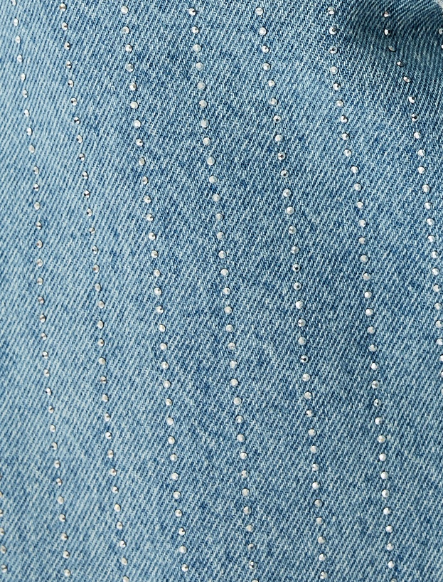 Straight Fit Normal Bel Cepli Kot Pantolon - Straight Jeans_5