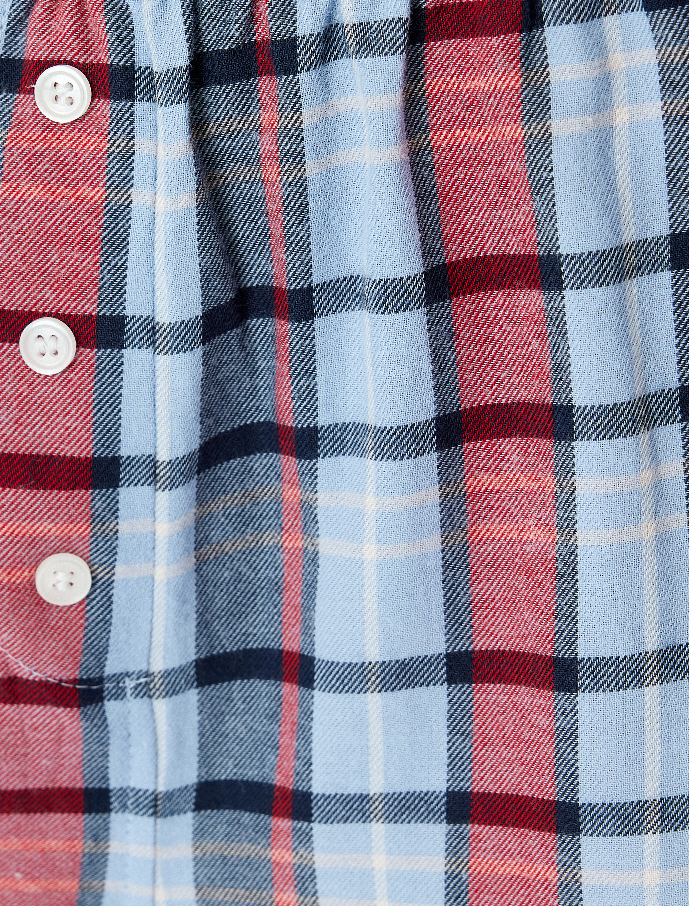   Ekose Desenli Pamuklu Boxer Şort Pijama Altı