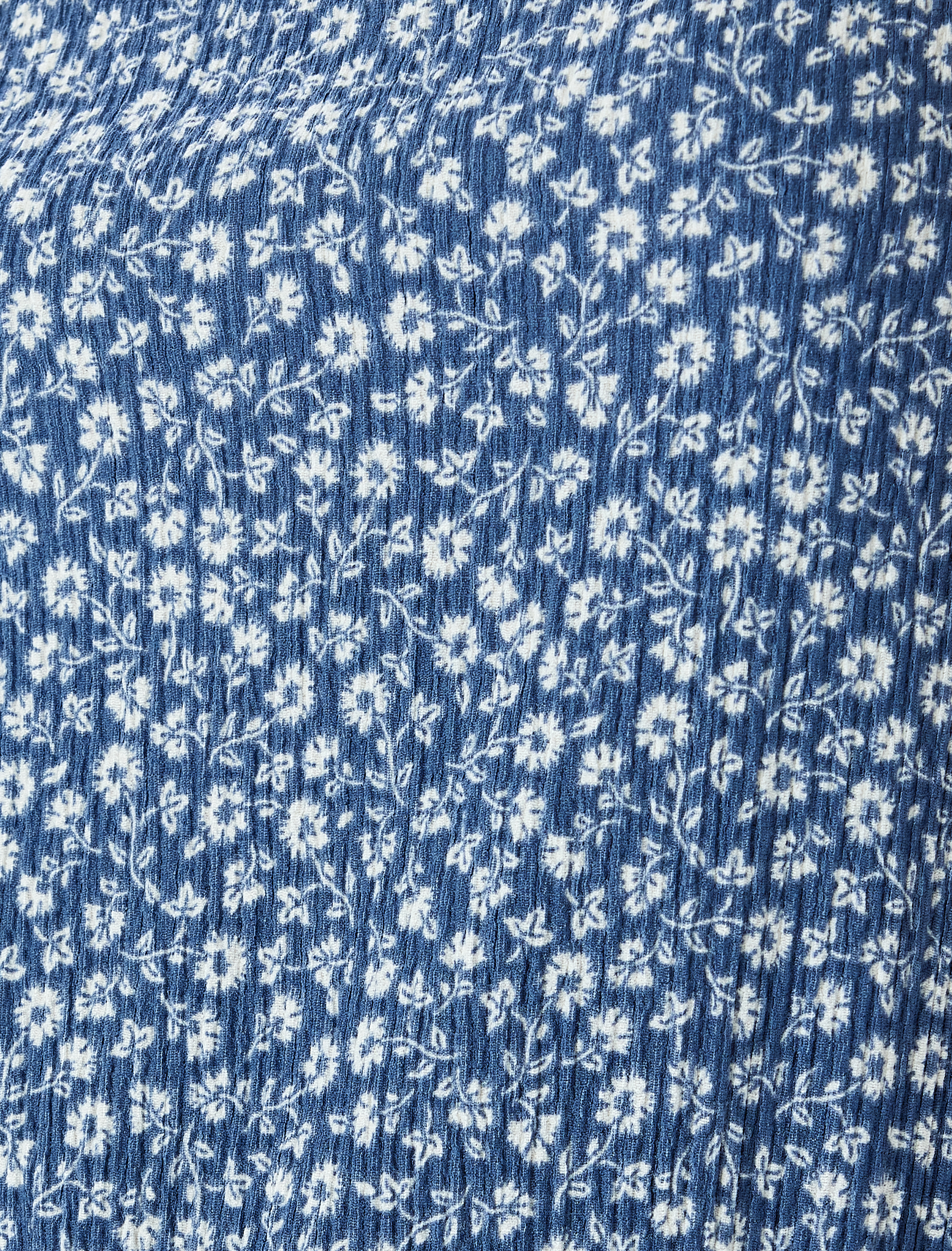 İp Askılı Çiçek Desenli Volanlı Beli Bağcıklı Midi Elbise Bürümcük