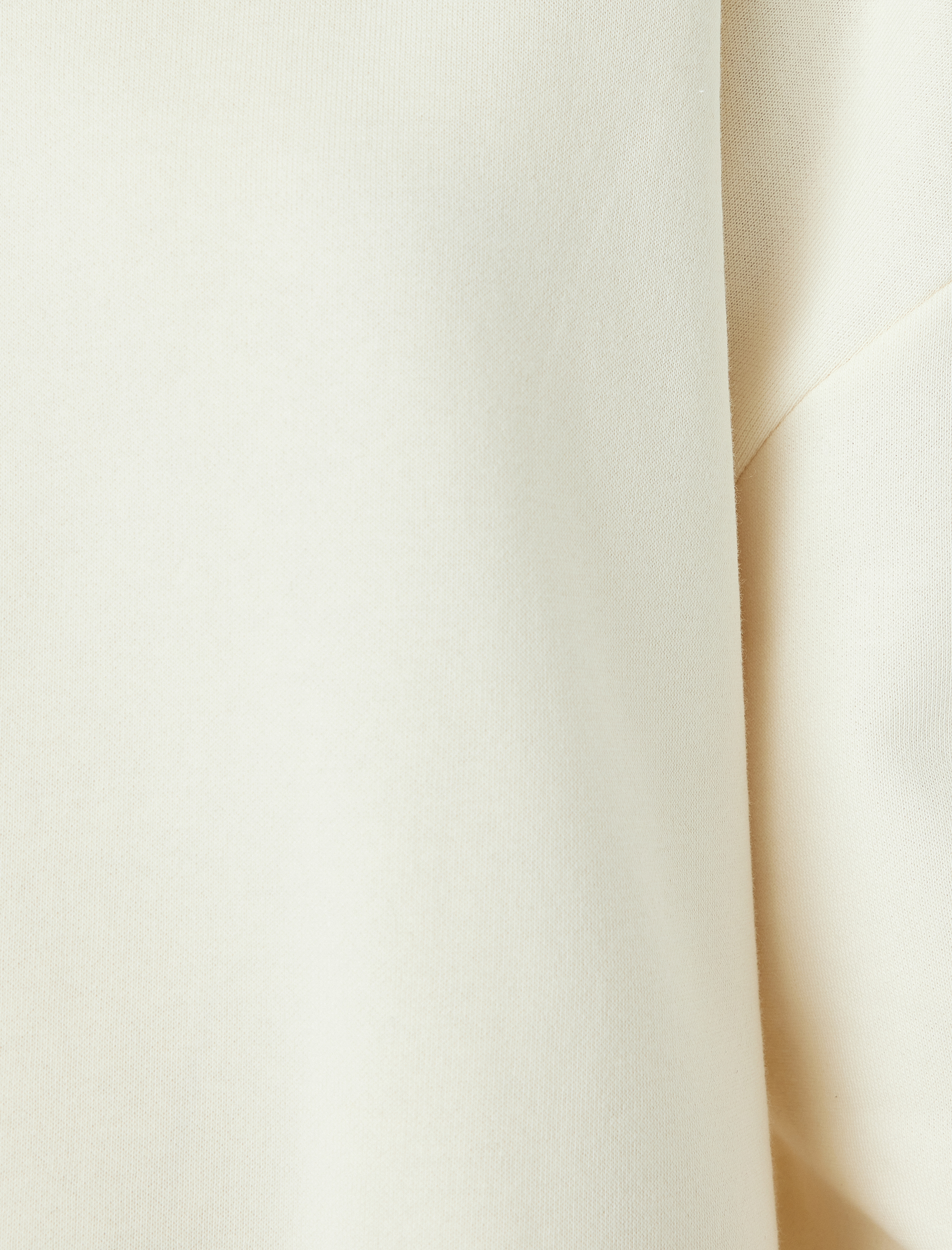   Şardonlu Oversize Bisiklet Yaka Uzun Kollu Sweatshirt