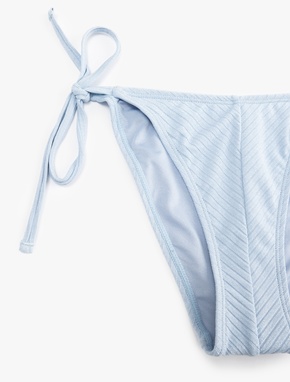 Parıltılı Dokulu Yanları İpli Bikini Altı_2