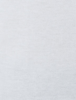Bisiklet Yaka Baskılı Fiyonk Detaylı Kısa Kollu Tişört_5