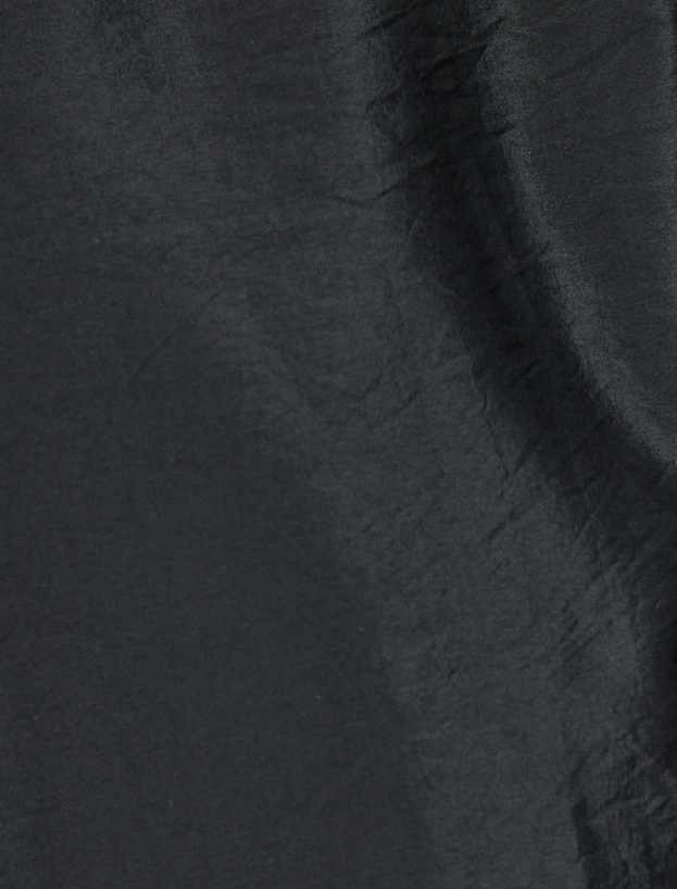Arkası Drape Detaylı Kolej Yaka Parlak Crop Bomber Ceket_6