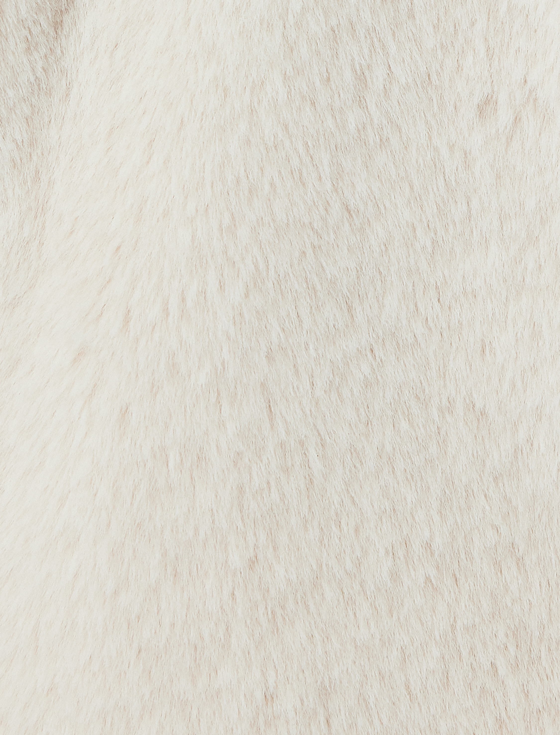   Suni Kürk Fermuarlı Cep Detaylı Astarlı Uzun Ceket