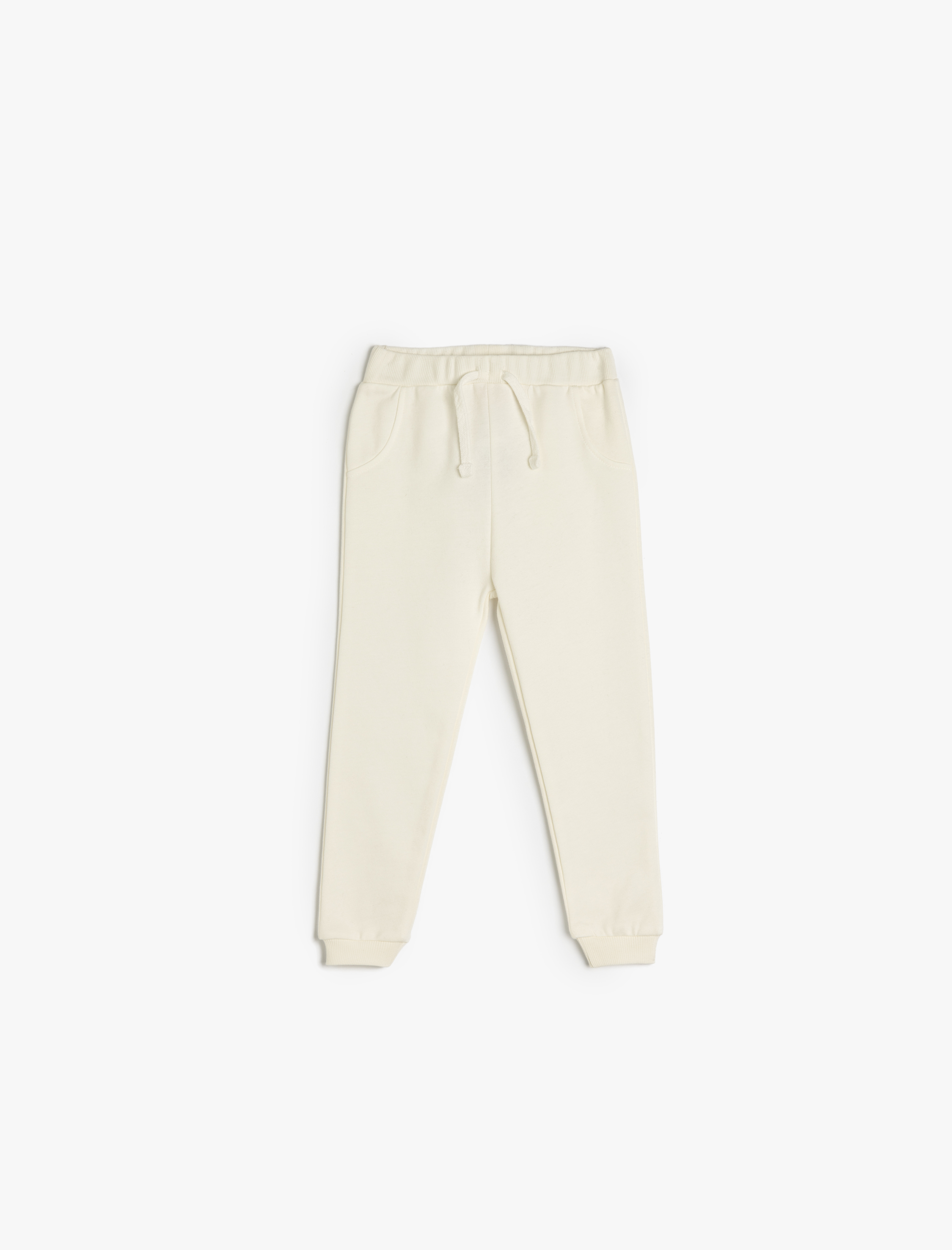 Koton Erkek Bebek Pamuklu Beli Ayarlanabilir Lastikli Şardonlu Basic Jogger Eşofman Altı -1