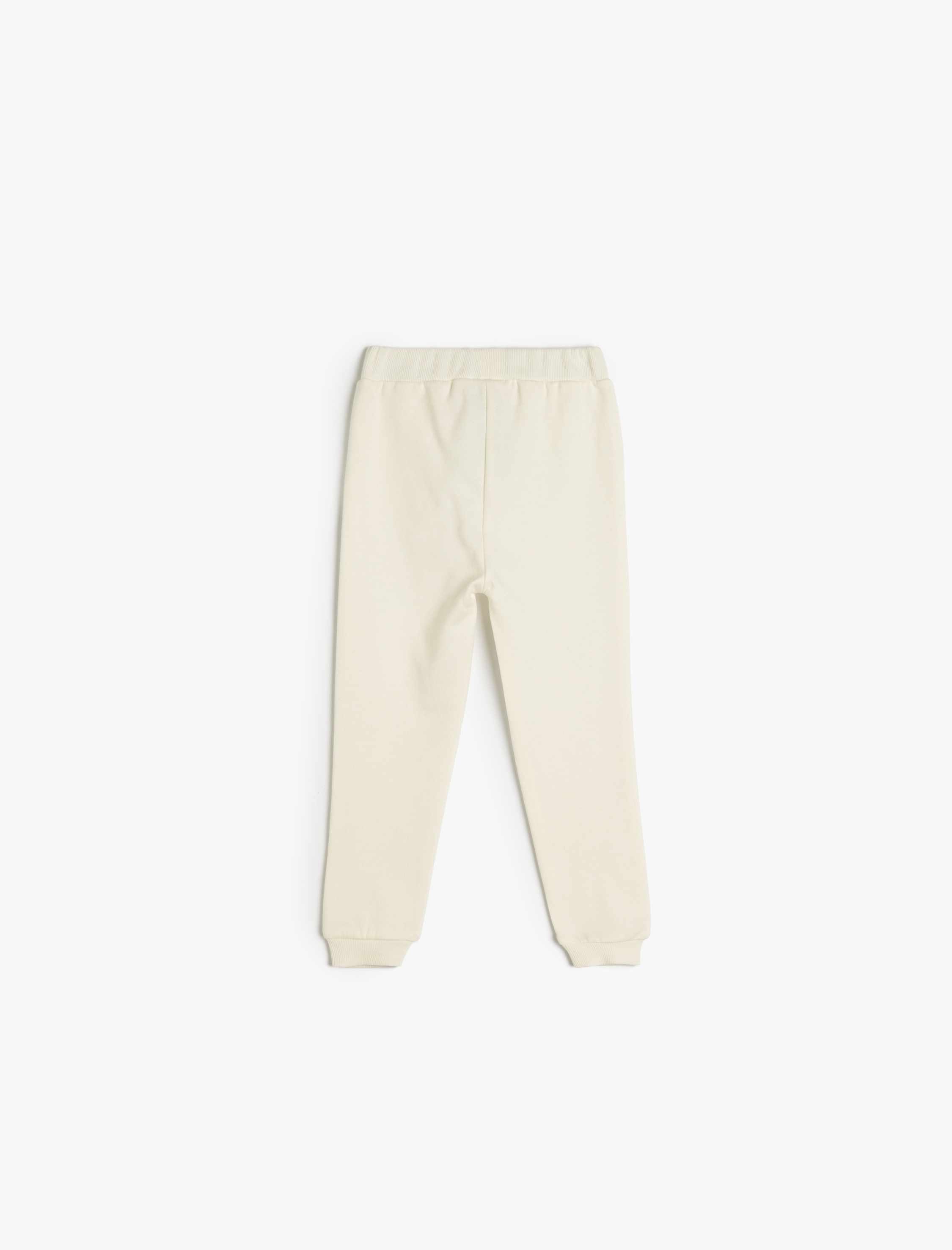  Erkek Bebek Pamuklu Beli Ayarlanabilir Lastikli Şardonlu Basic Jogger Eşofman Altı