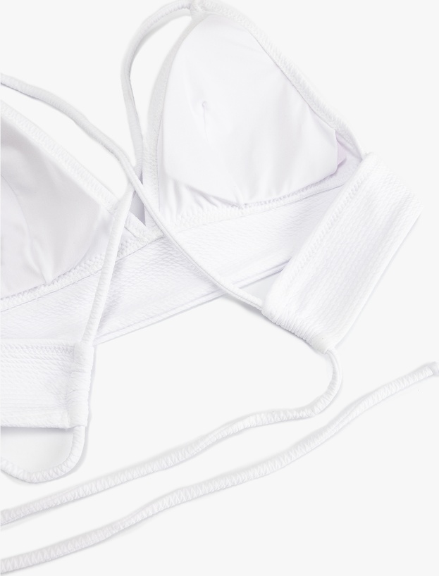 Arkası Çapraz Askılı Bağlama Detaylı Bralet Bikini Üstü_1