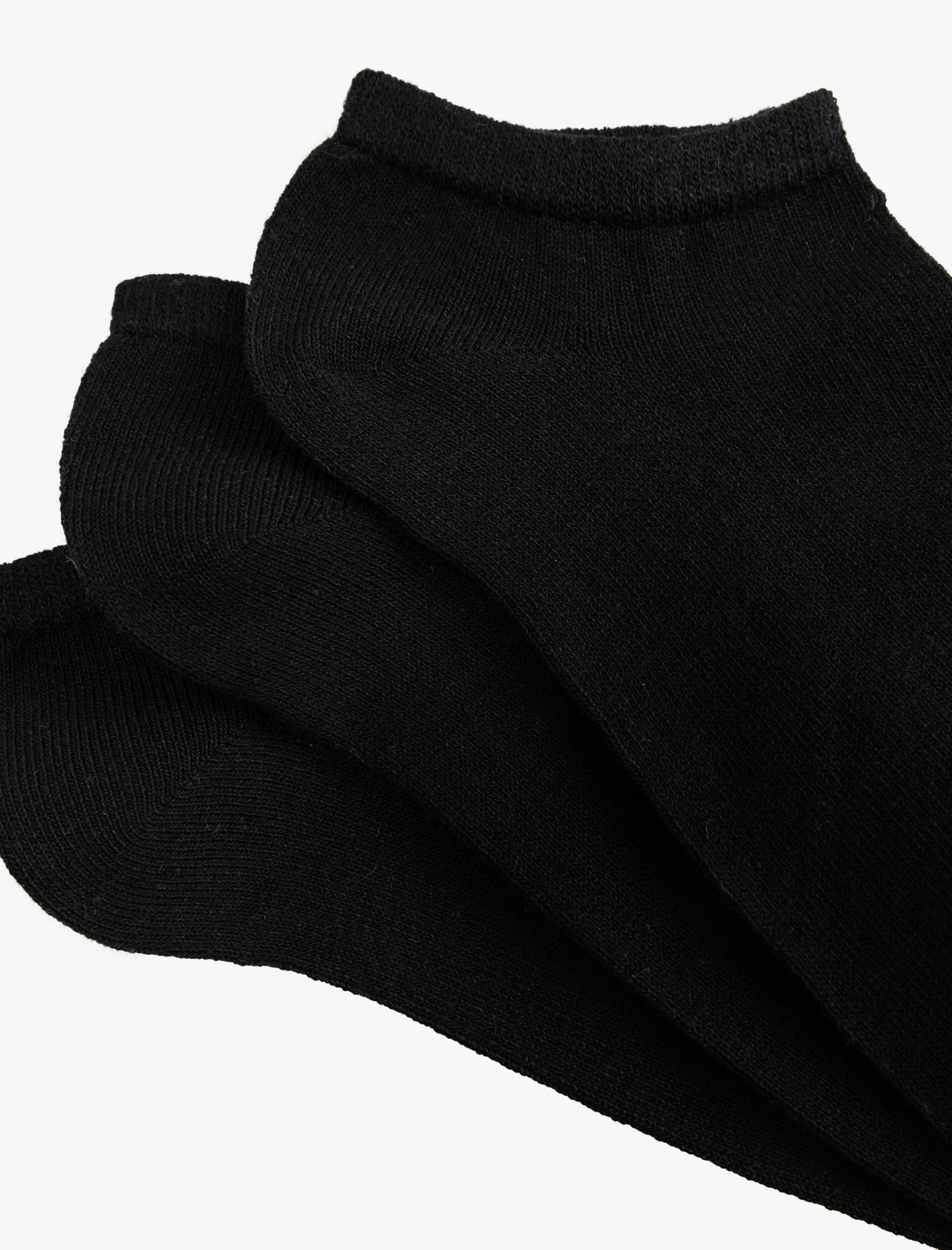  Kadın 3'lü Basic Patik Çorap Seti