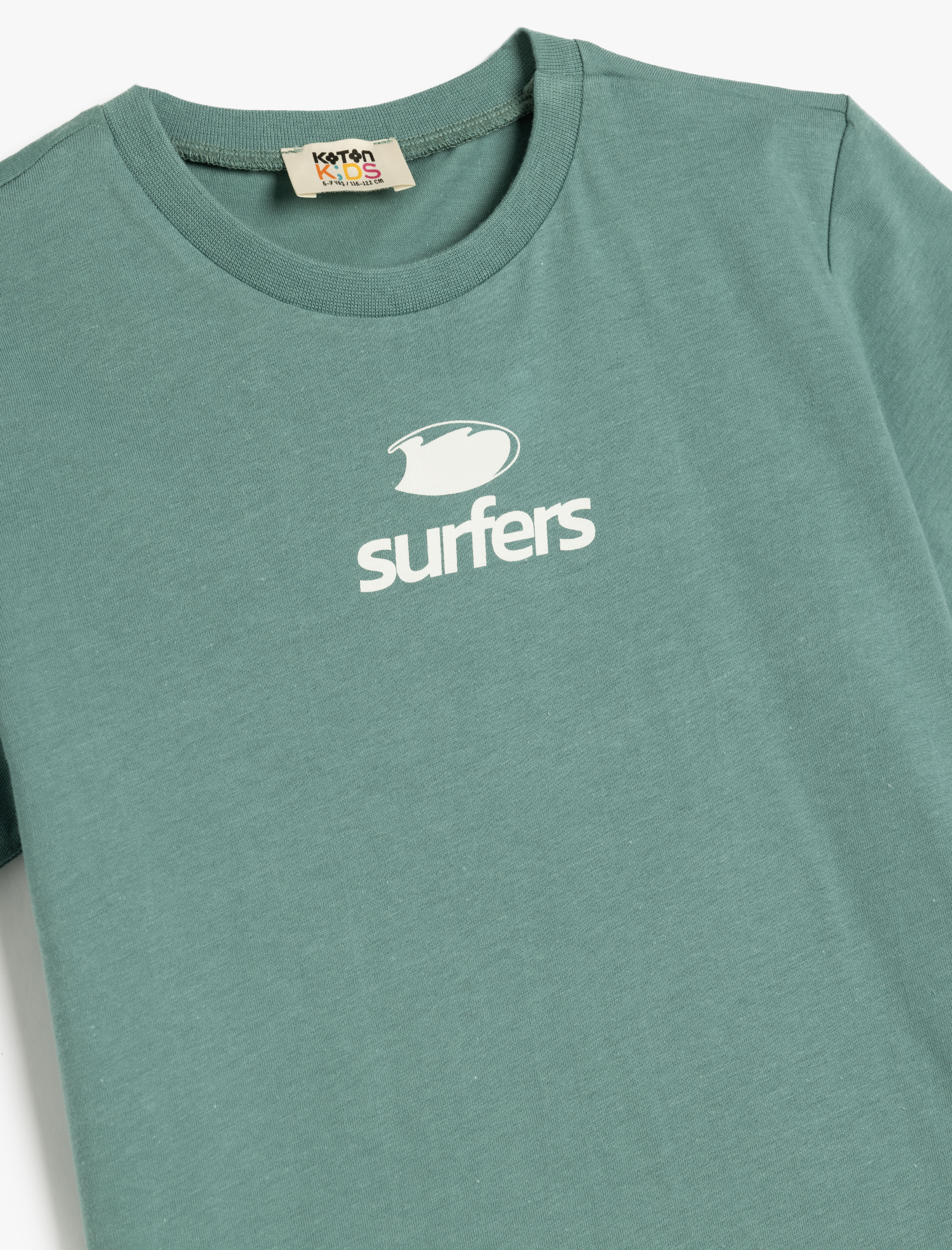  Erkek Çocuk Kısa Kollu Bisiklet Yaka Pamuklu Tişört