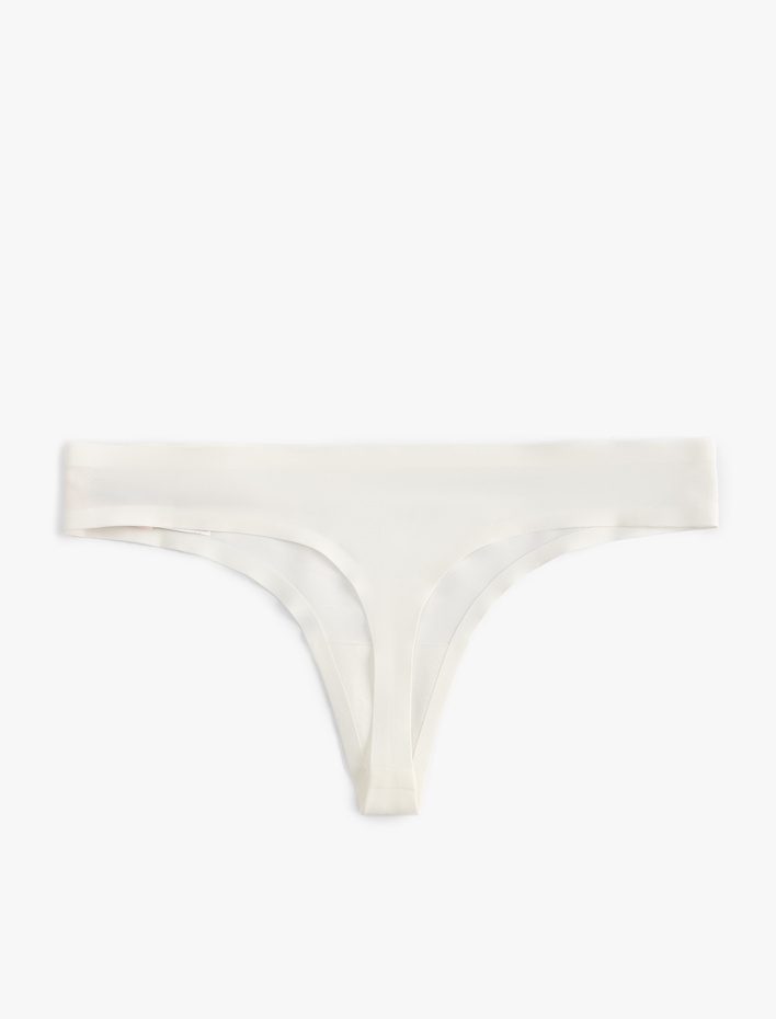  Vücudu Saran Hafif Kumaş Lazer Kesim Dikiş İzi Görünmez String Külot