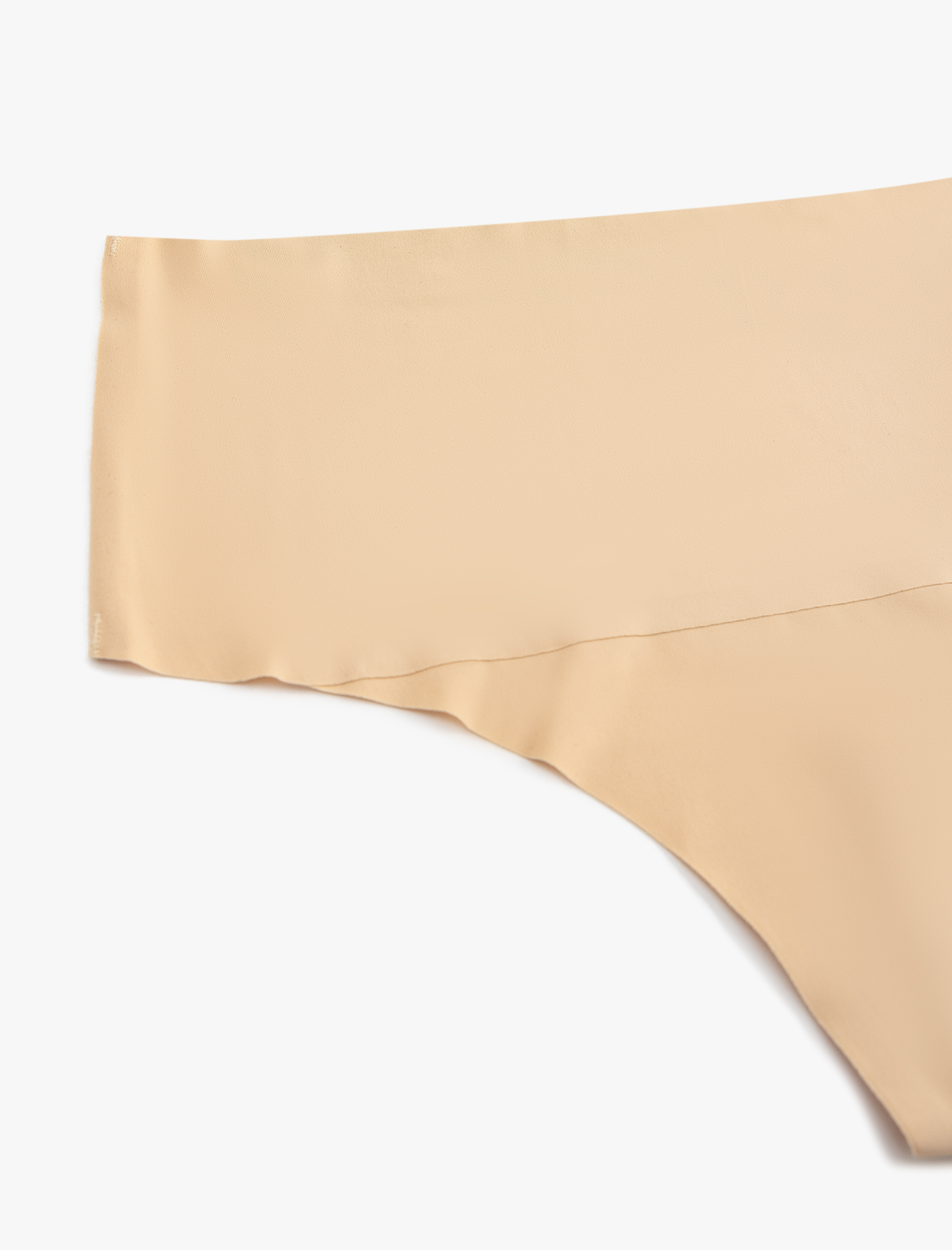   Vücudu Saran Hafif Kumaş Yüksek Bel Lazer Kesim Hipster Dikişsiz Külot