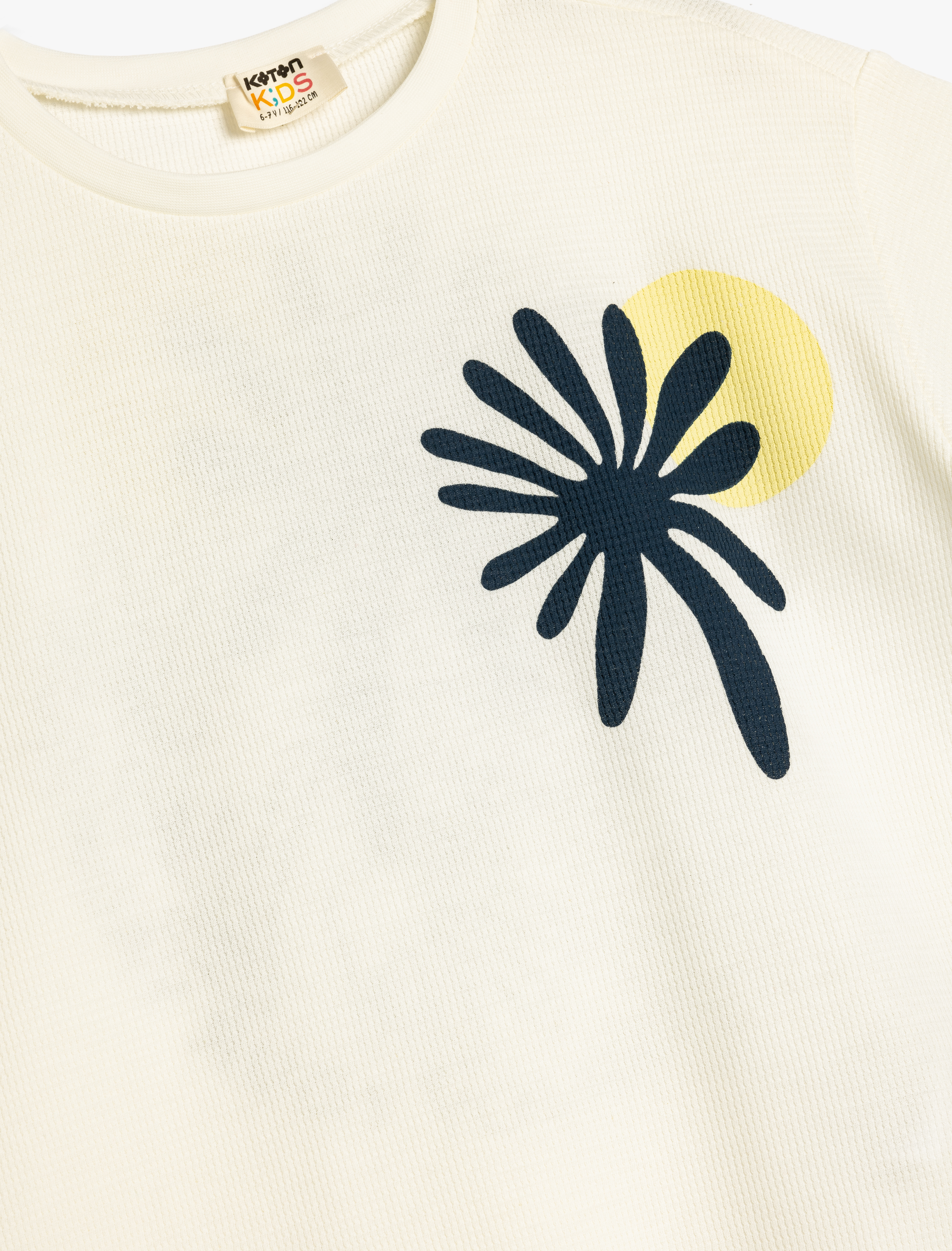  Erkek Çocuk Bisiklet Yaka Kısa Kollu Pamuklu Slogan Baskılı Tişört