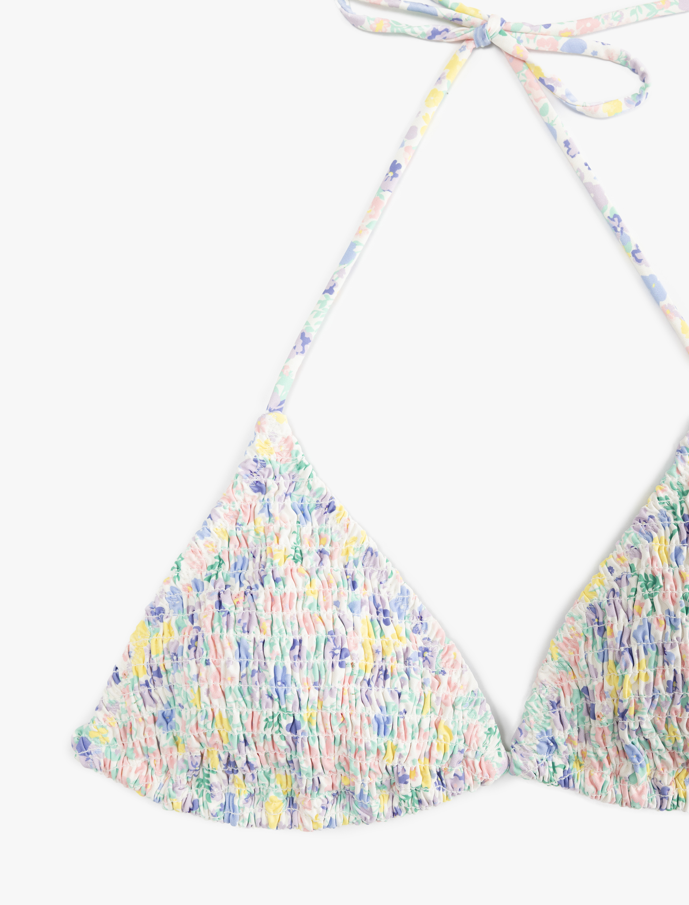   Boyundan Bağlamalı Gipeli Üçgen Bikini Üstü