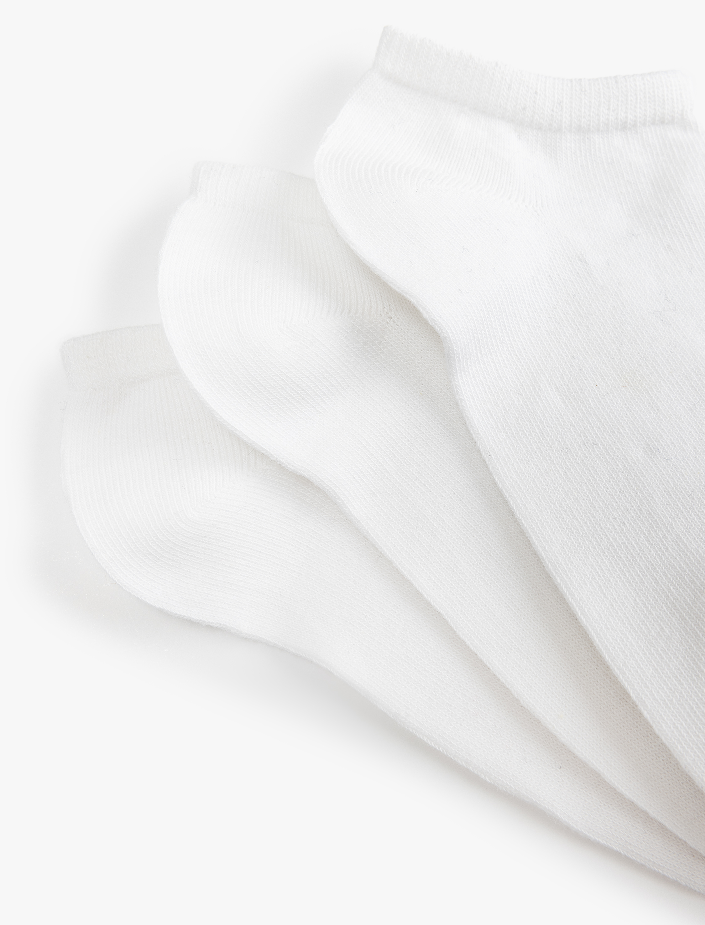  Kadın 3'lü Basic Patik Çorap Seti