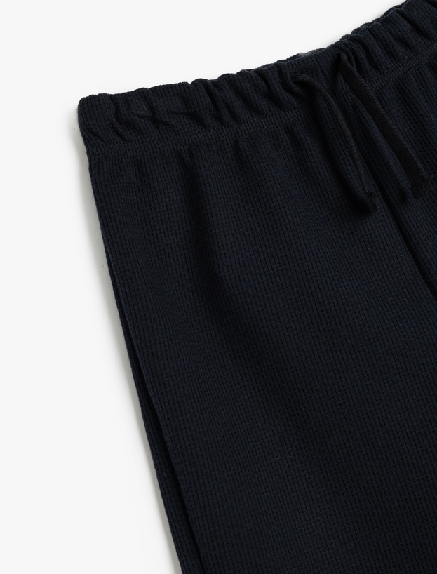 Beli Bağlamalı Cep Detaylı Basic Şort_2