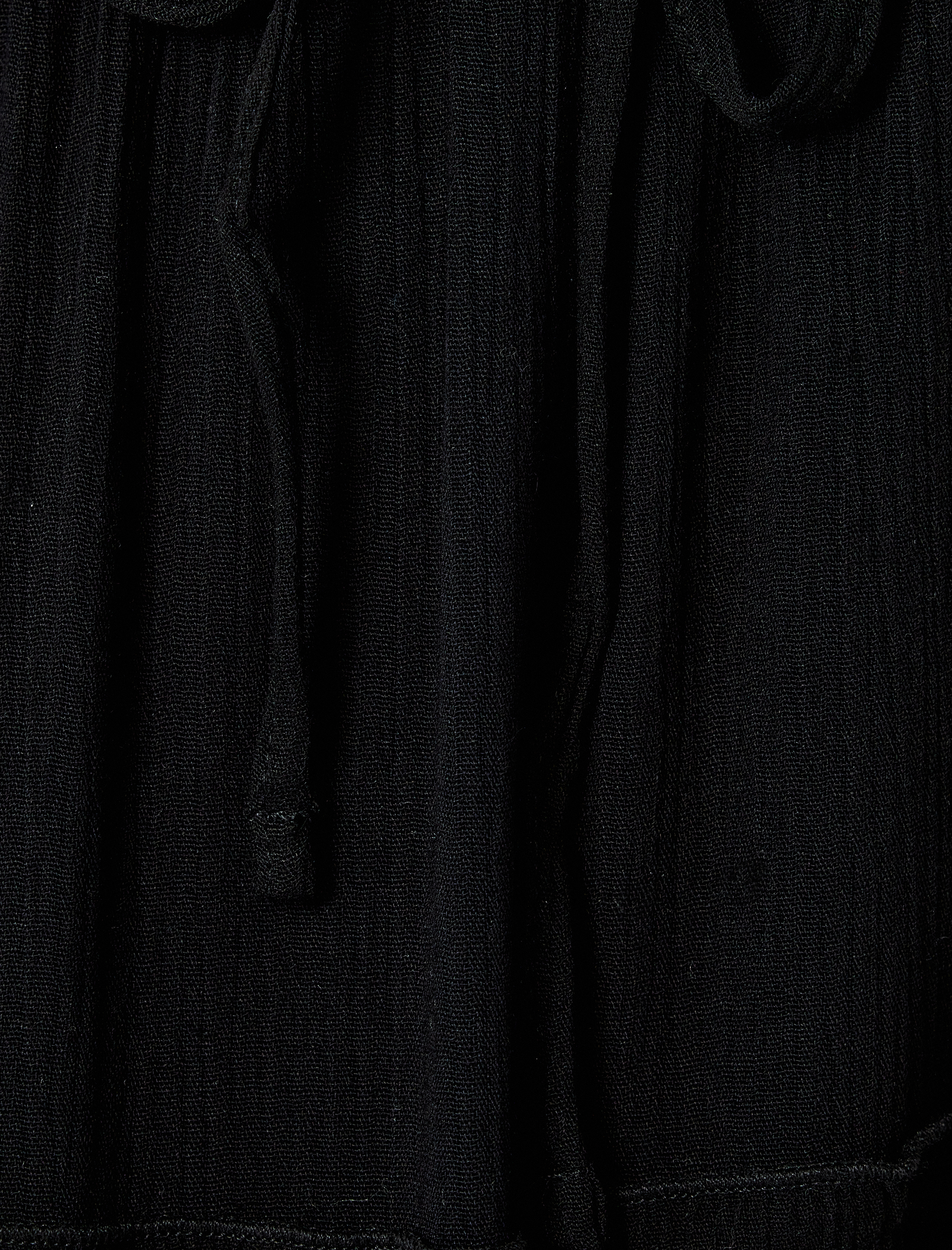 Astarlı Katlı Beli Bağlamalı Lastikli Kloş Uzun Etek