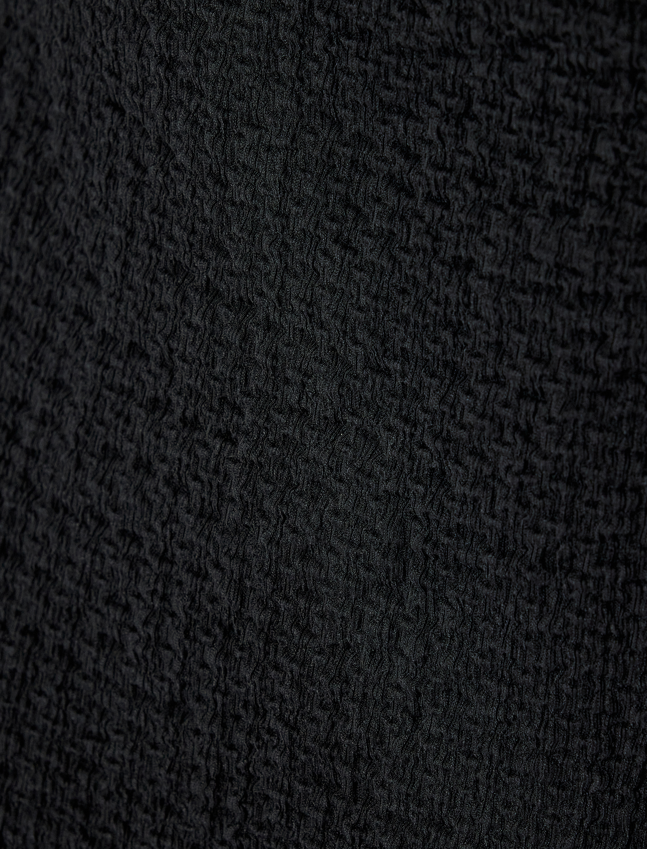 Slim Fit Dokulu Drape Detaylı Yüksek Bel Kalem Etek