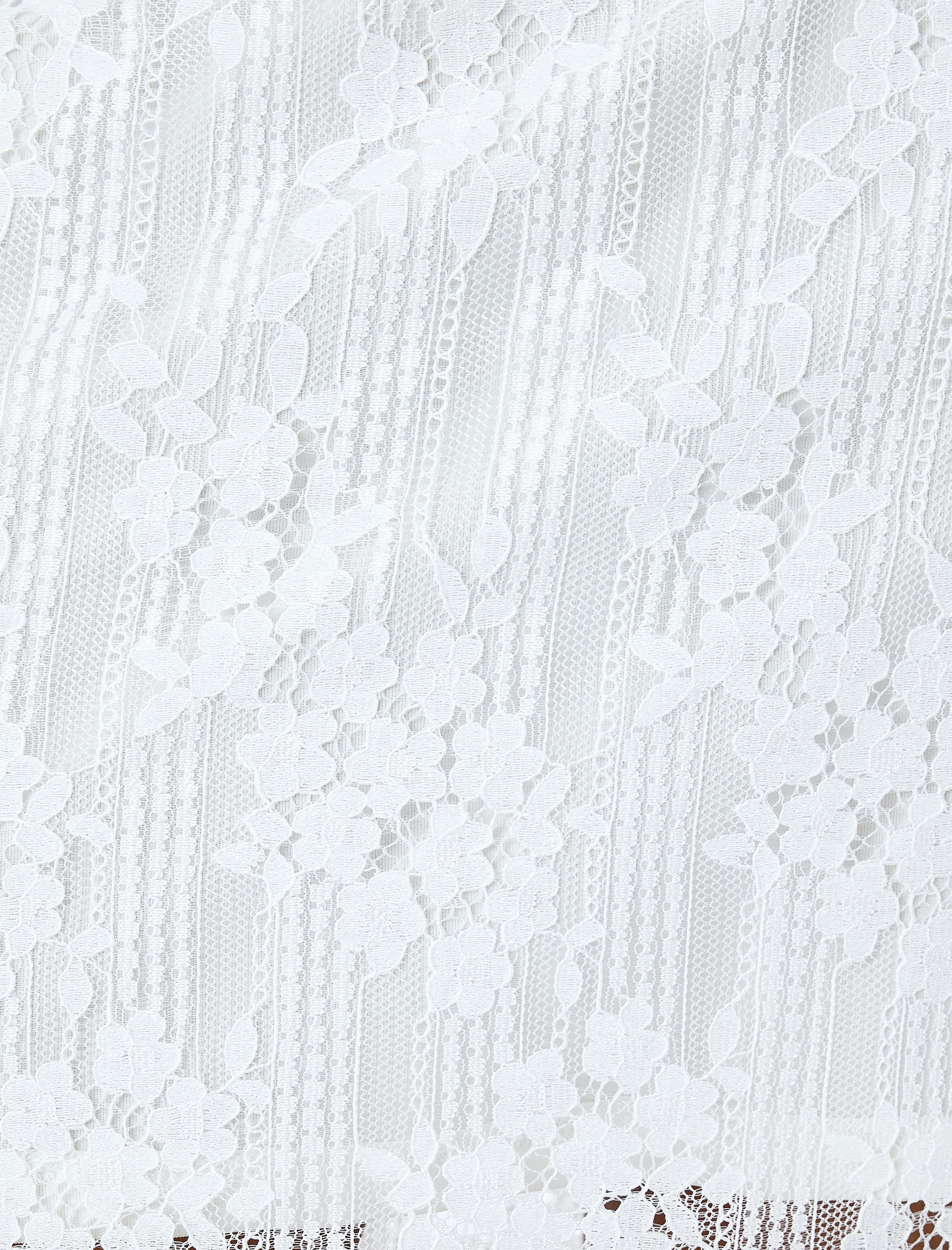   Yarım Astarlı Yırtmaç Detaylı Uzun Dantelli Etek