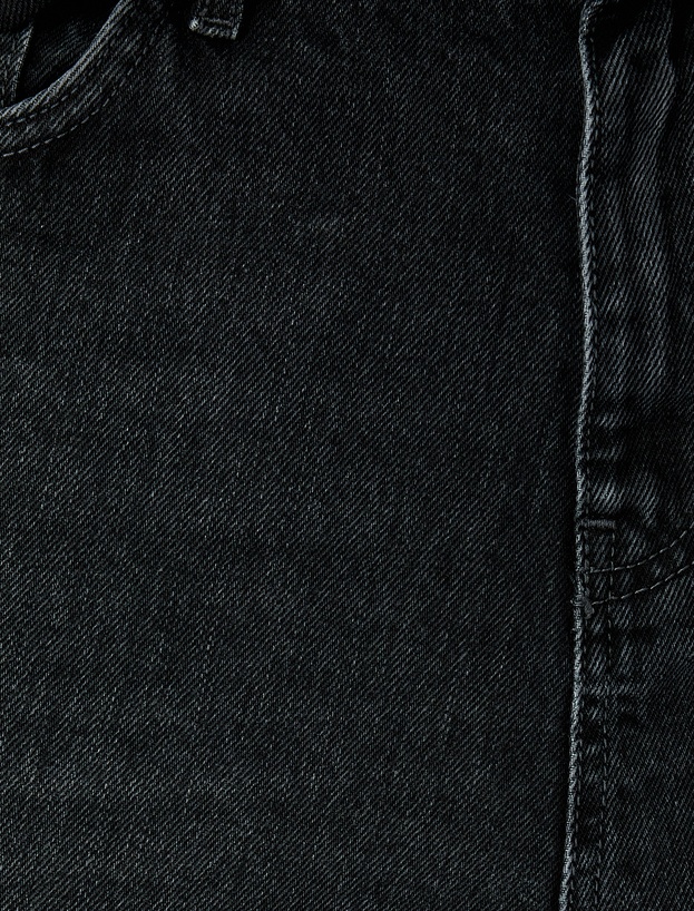 Pamuklu Normal Bel Loose Fit Jean Pantolon - Steve Jean_5