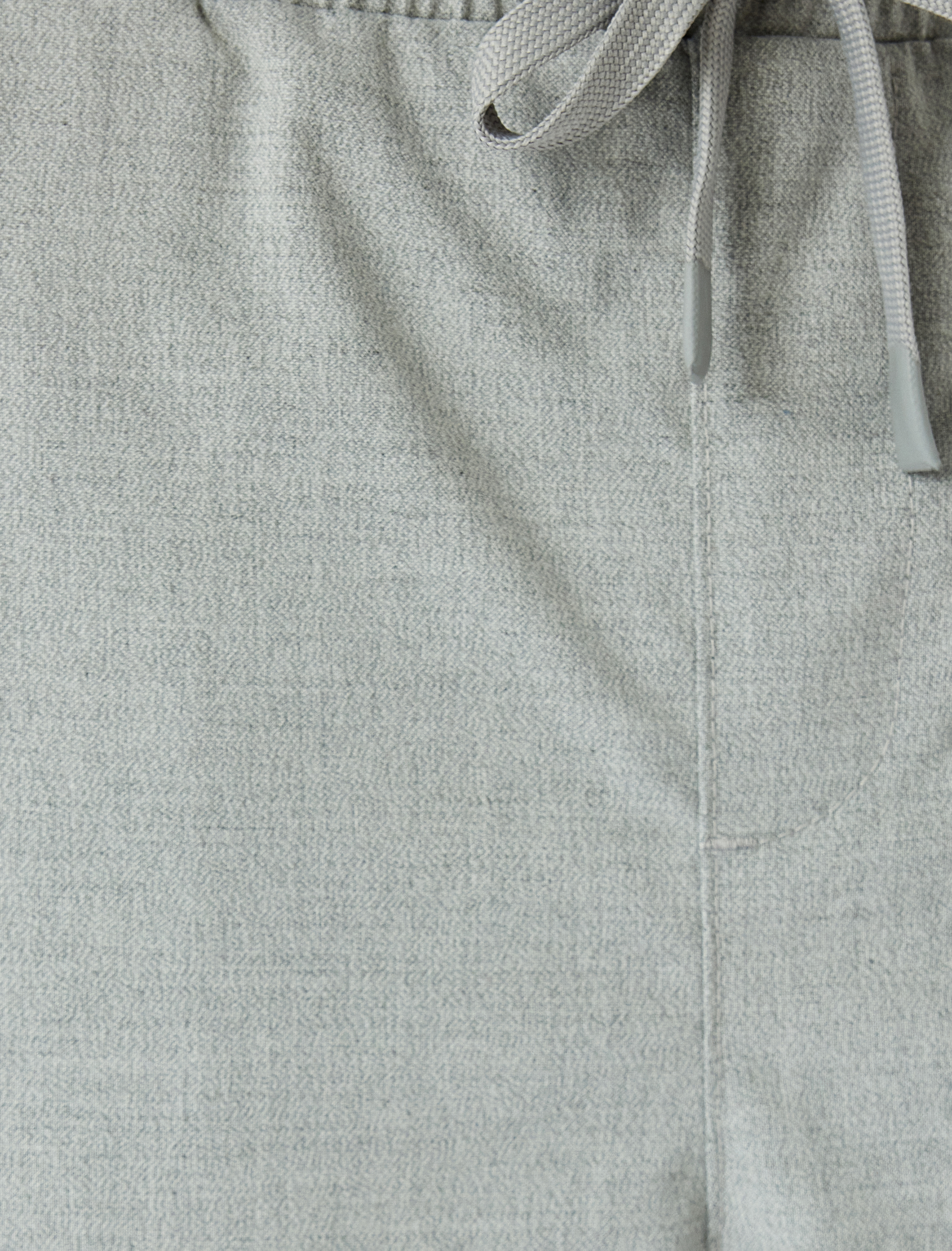 Slim Fit Cep Detaylı Viskon Karışımlı Beli Bağcıklı Pantolon