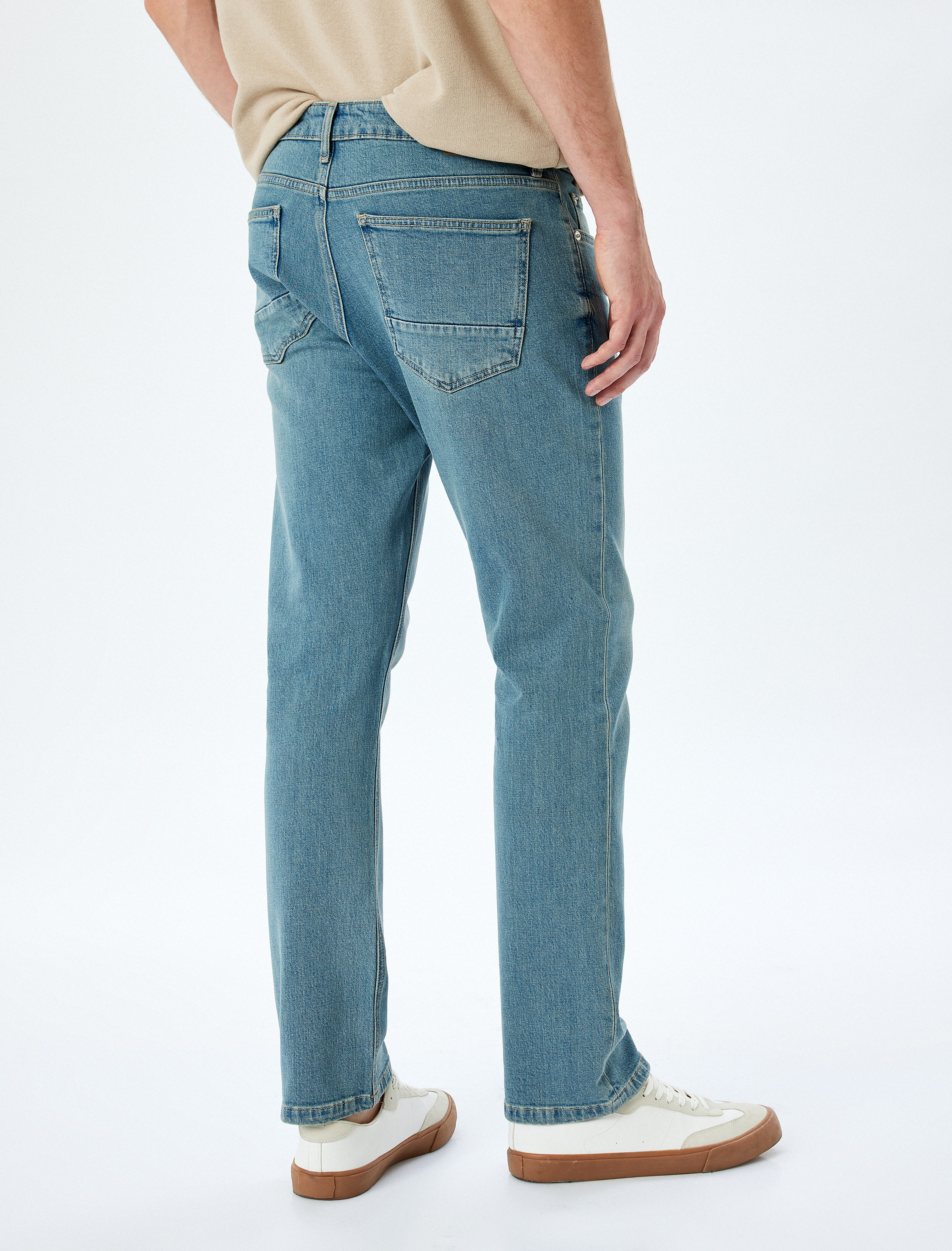   Normal Bel Pamuklu Slim Fit Jean Pantolon - Brad Jean
