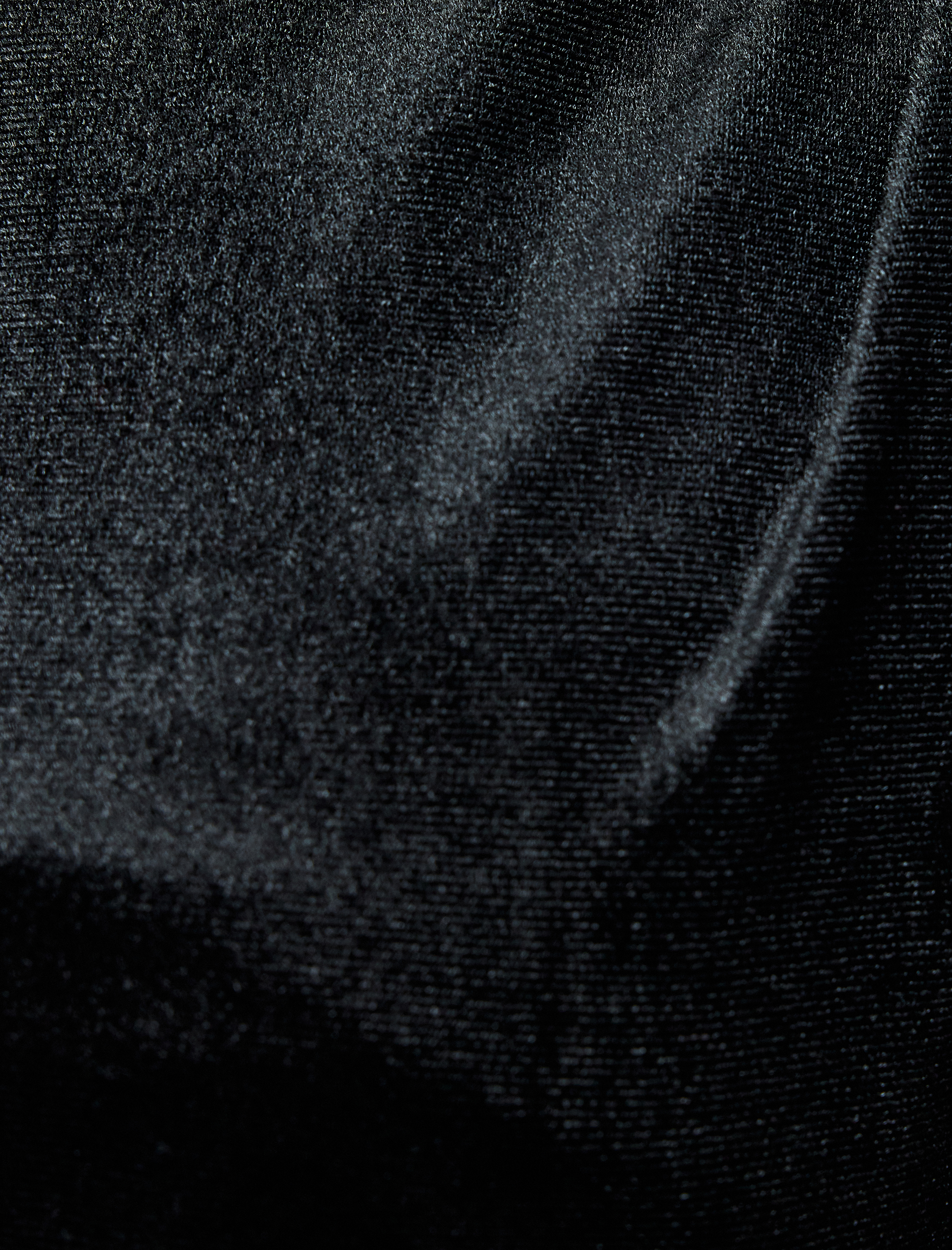 Slim Fit Drape Detaylı Kolsuz Uzun Kadife Elbise