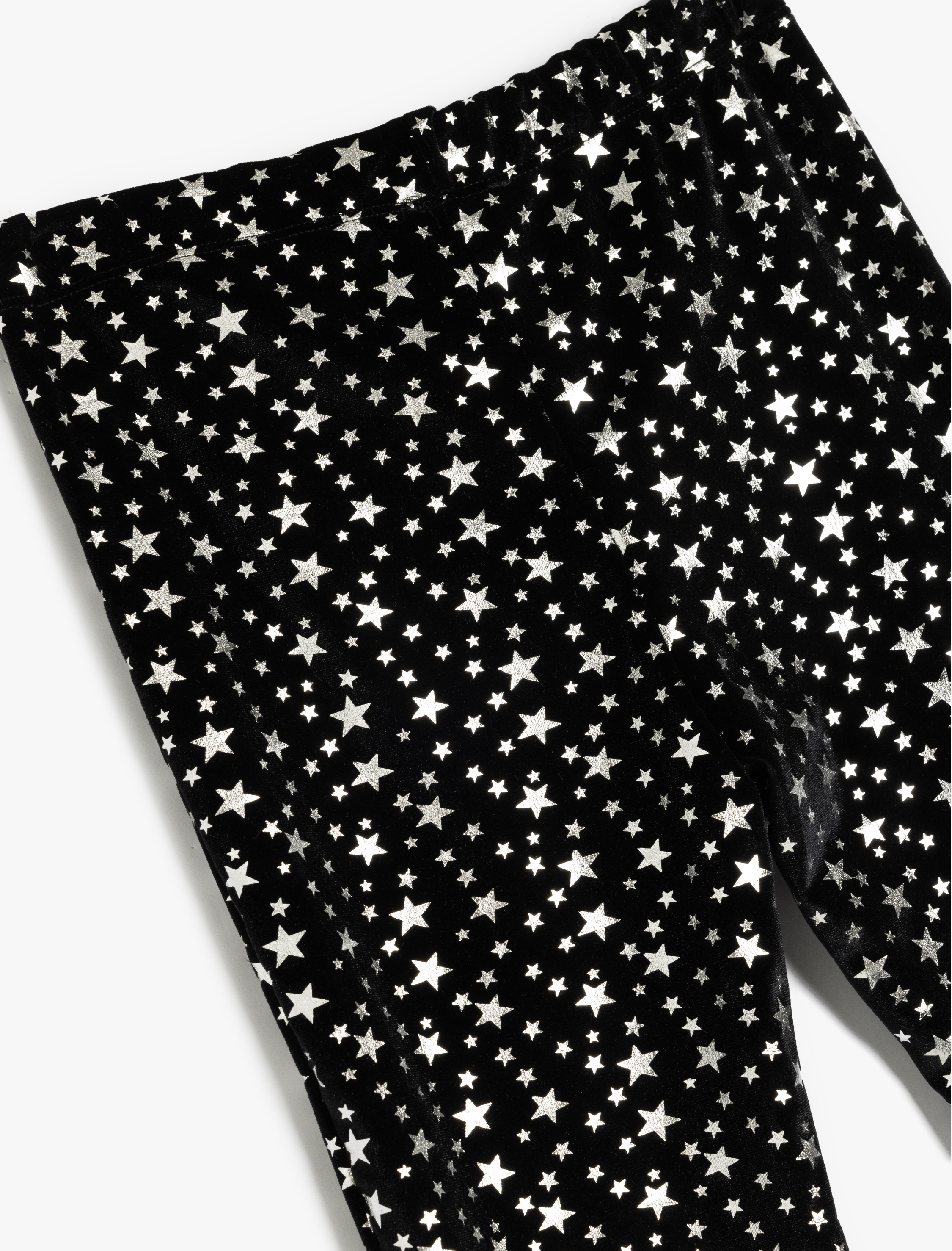  Kız Çocuk Yıldız Desenli İspanyol Paça Pantolon