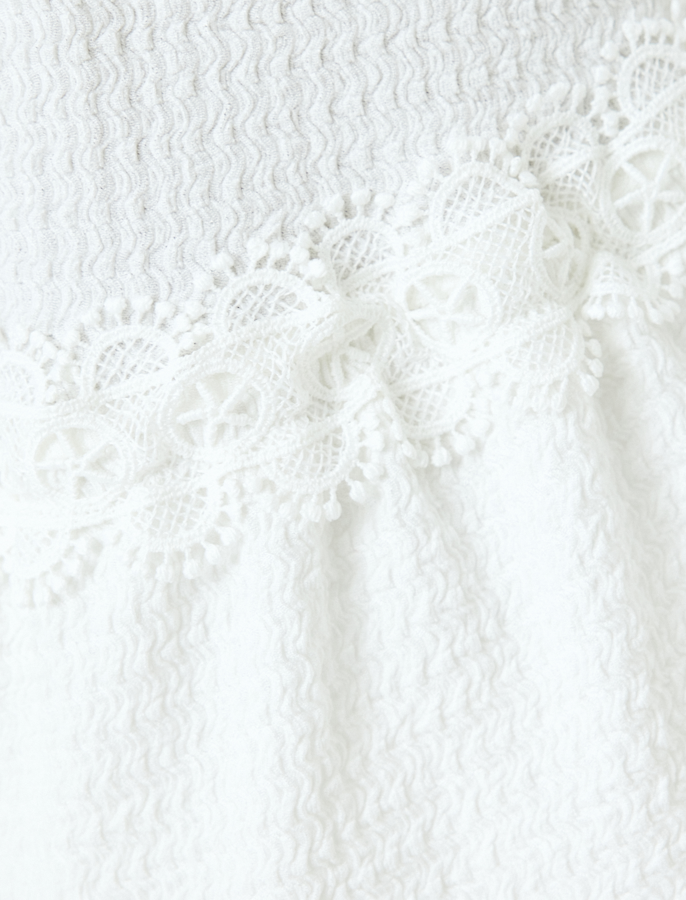 Dokulu Katlı Volanlı Fırfırlı Mini Etek