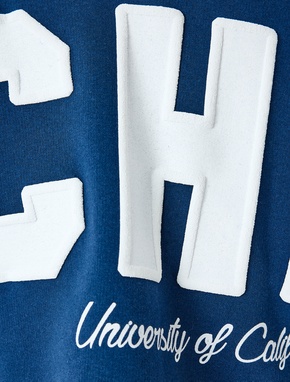 Slogan Baskılı Kayık Yaka Uzun Kollu Crop Sweatshirt_5