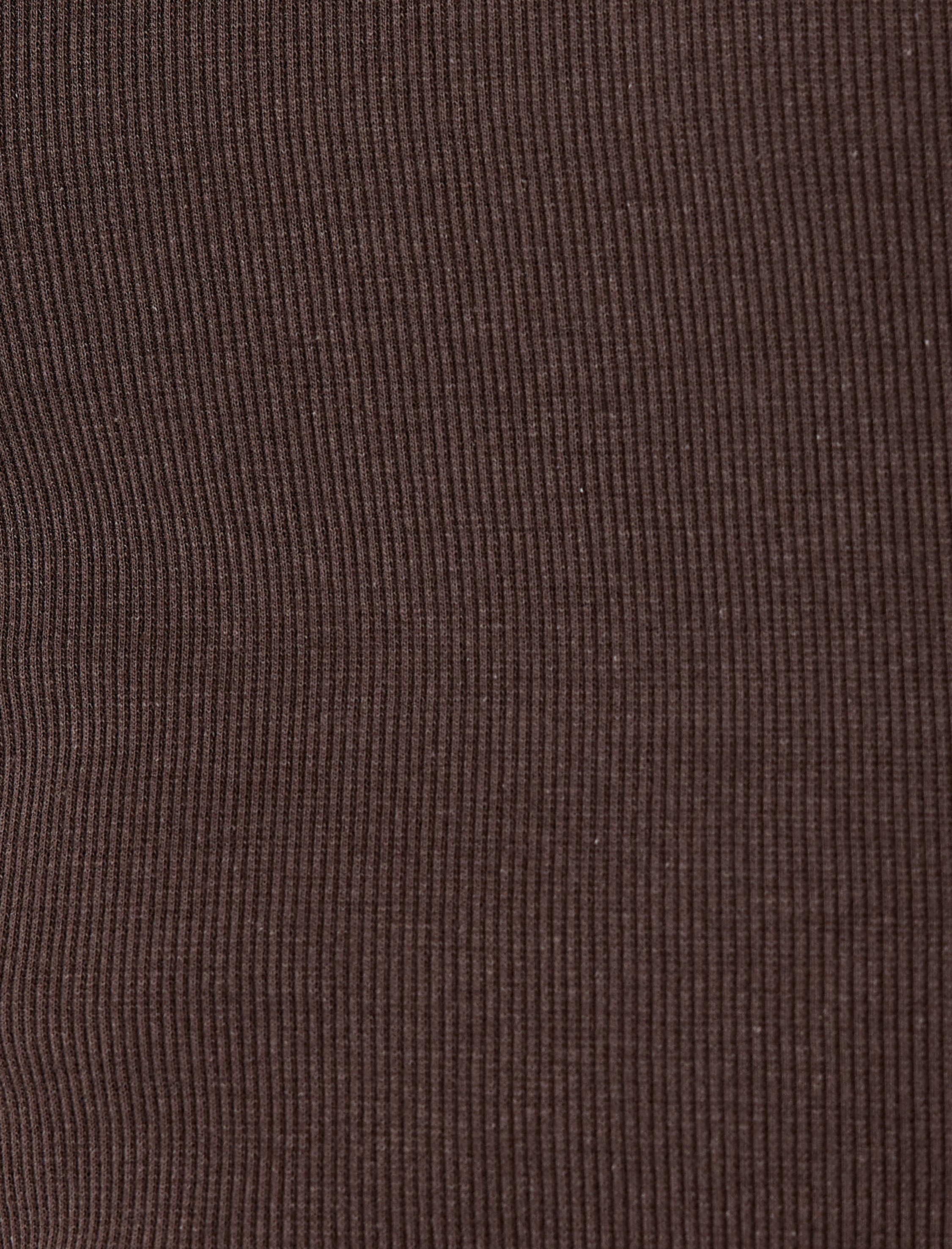   Bisiklet Yaka Slim Fit Kolsuz Fitilli Basic Atlet