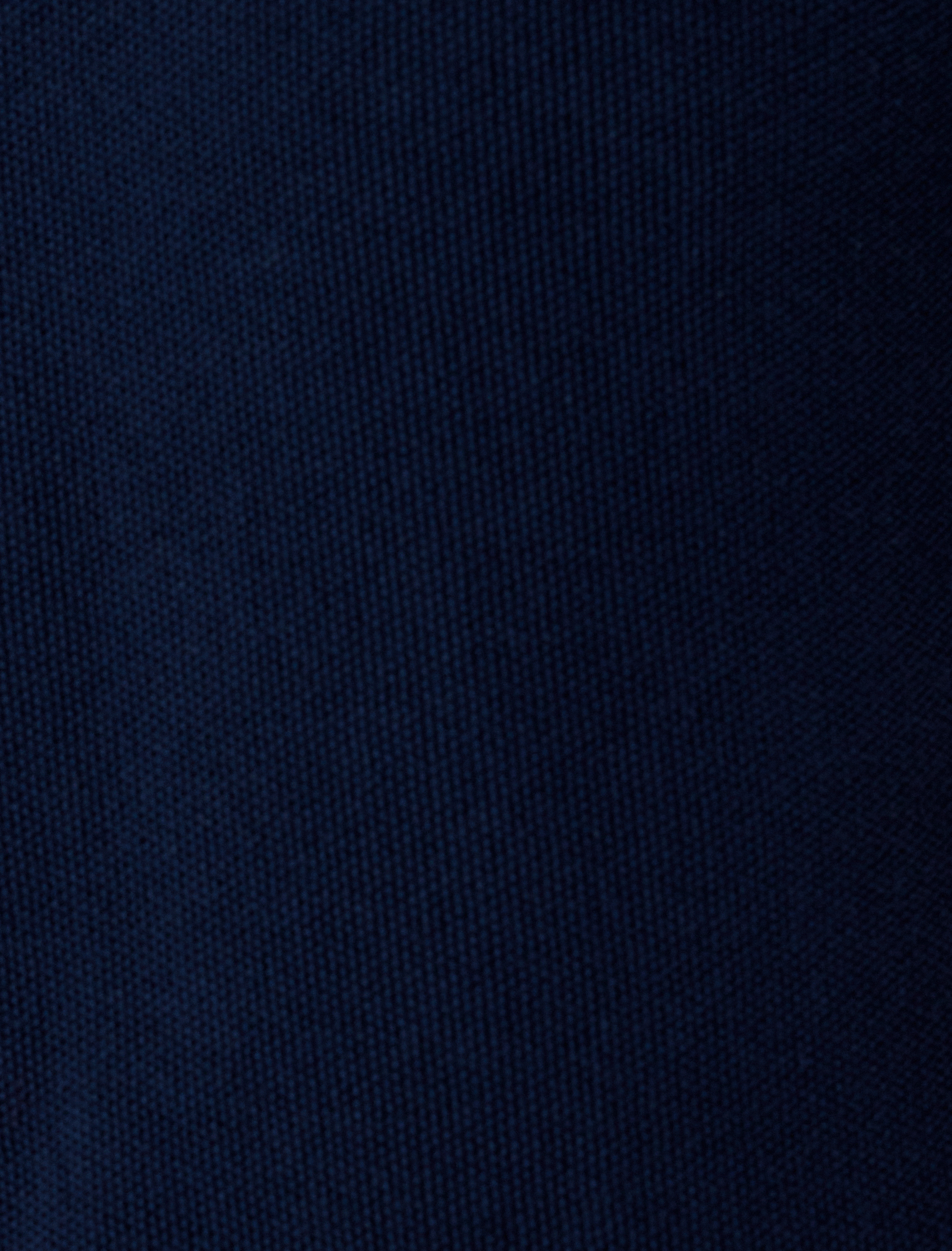   Pamuklu V Polo Yaka Kısa Kollu Triko Tişört