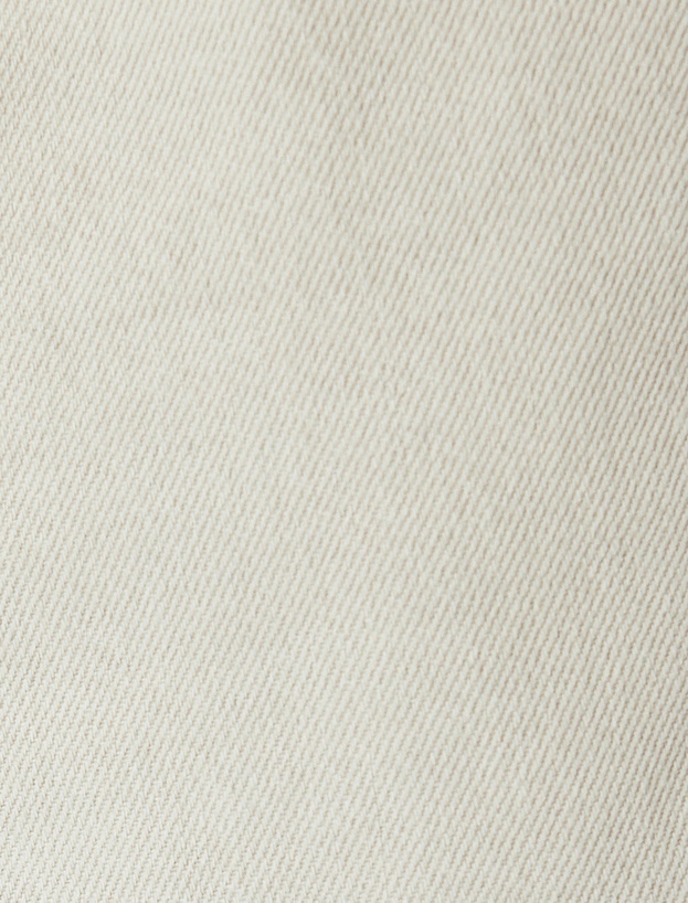 Pamuklu Chino Cepli Dikiş Detaylı Straight Fit Beli Bağcıklı Pantolon_5