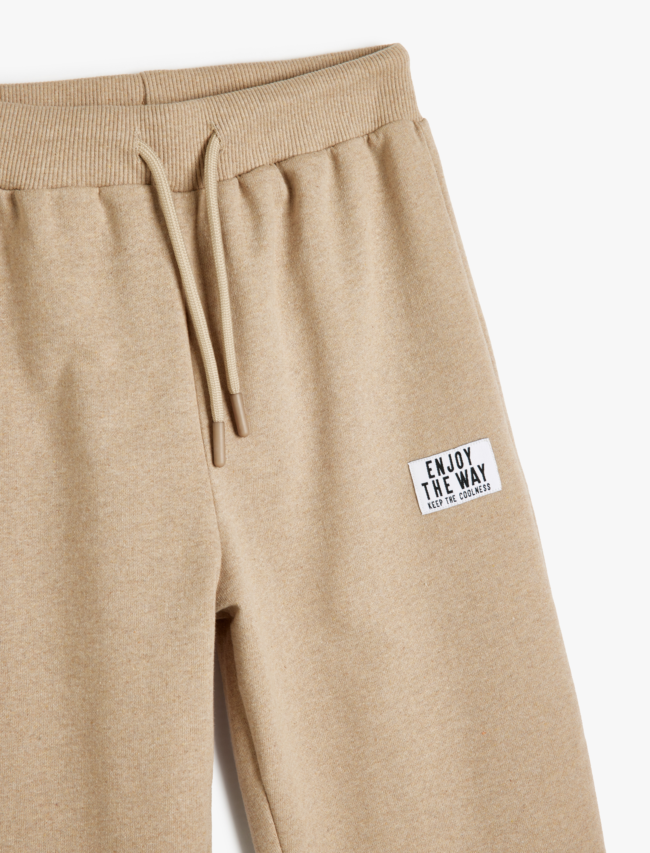 Erkek Çocuk Beli Bağlamalı Cep Detaylı Basic Jogger Eşofman Altı