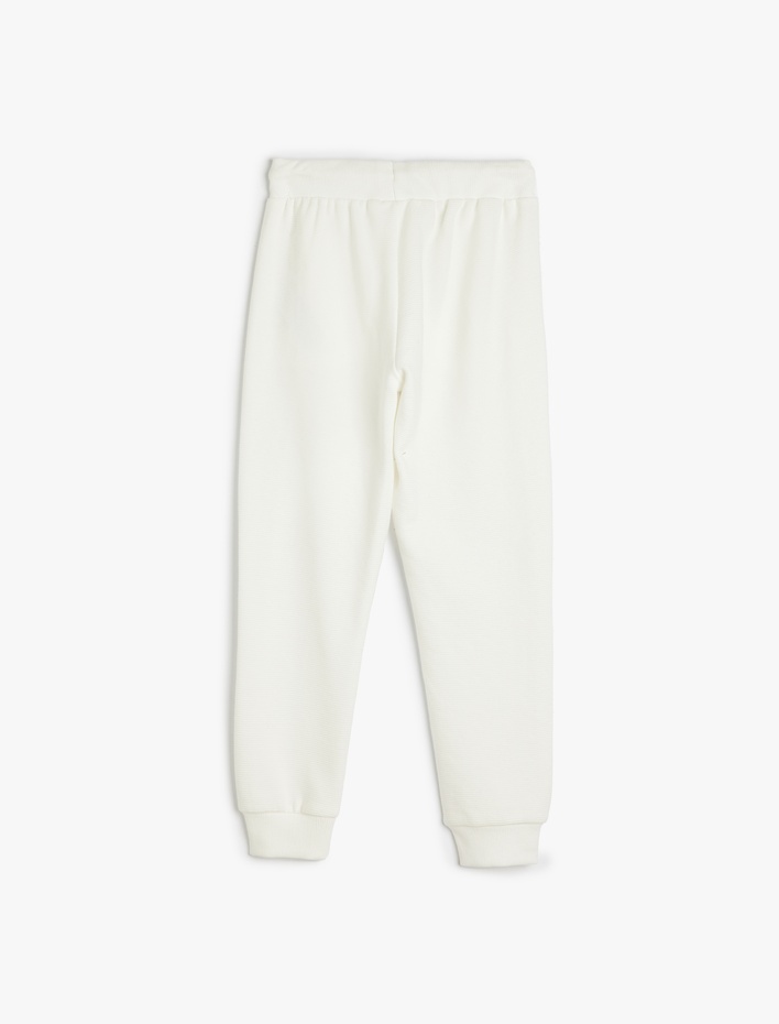 Erkek Çocuk Beli Bağlamalı Cep Detaylı Basic Jogger Eşofman Altı