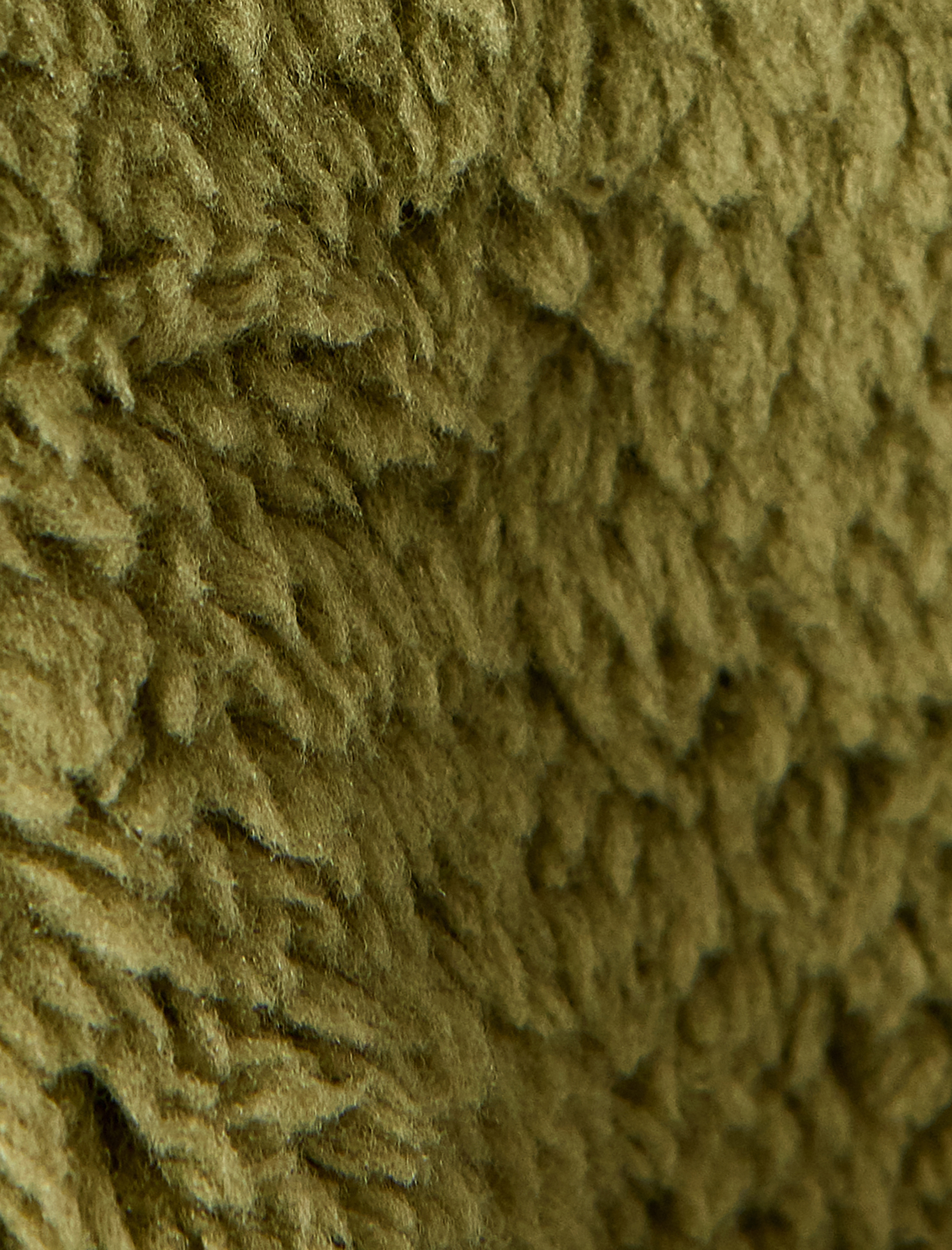   Dik Yaka Fermuarlı Cep Detaylı Peluş Oversize Sweatshirt