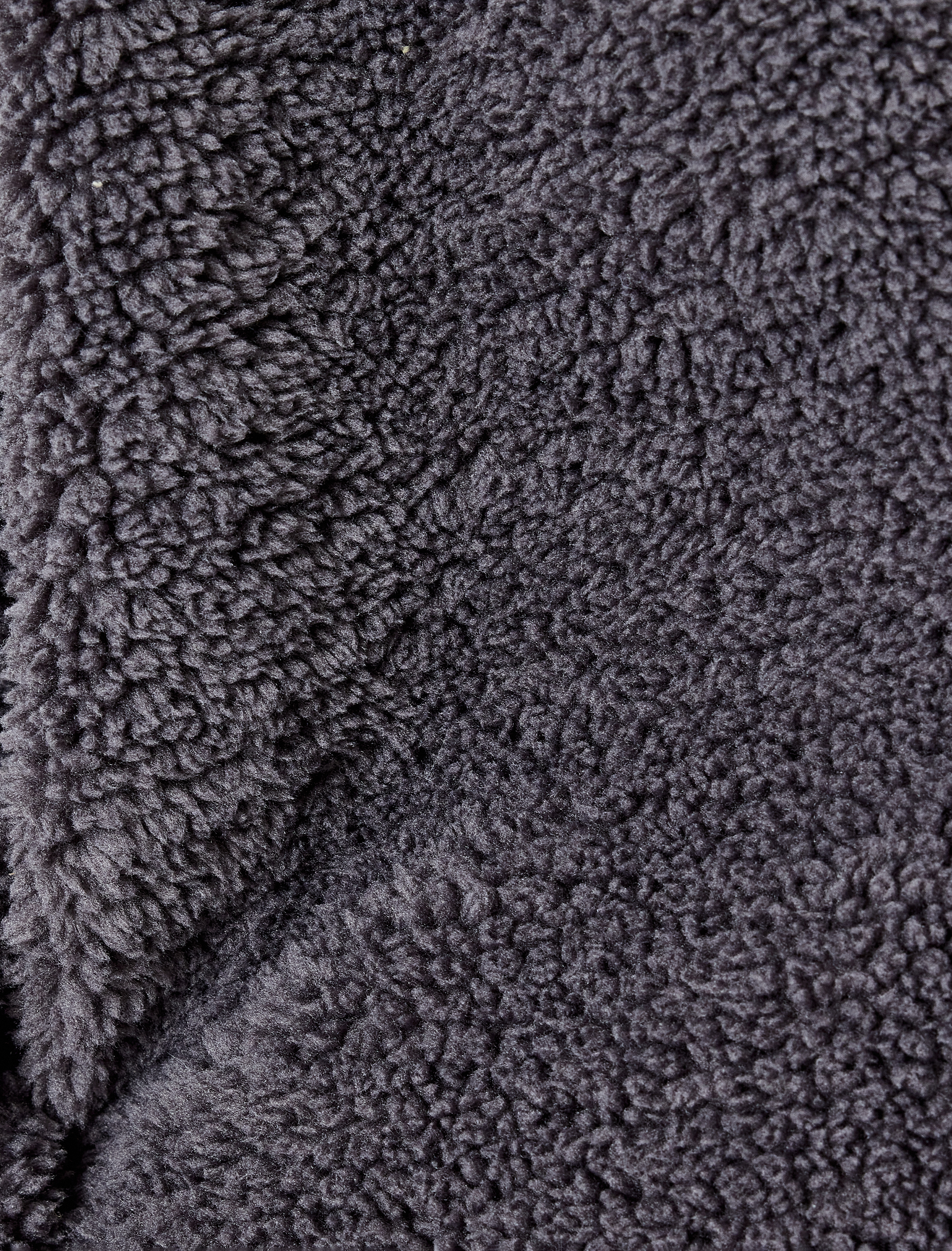   Cep Detaylı Fermuarlı Dik Yaka Oversize Peluş Sweatshirt