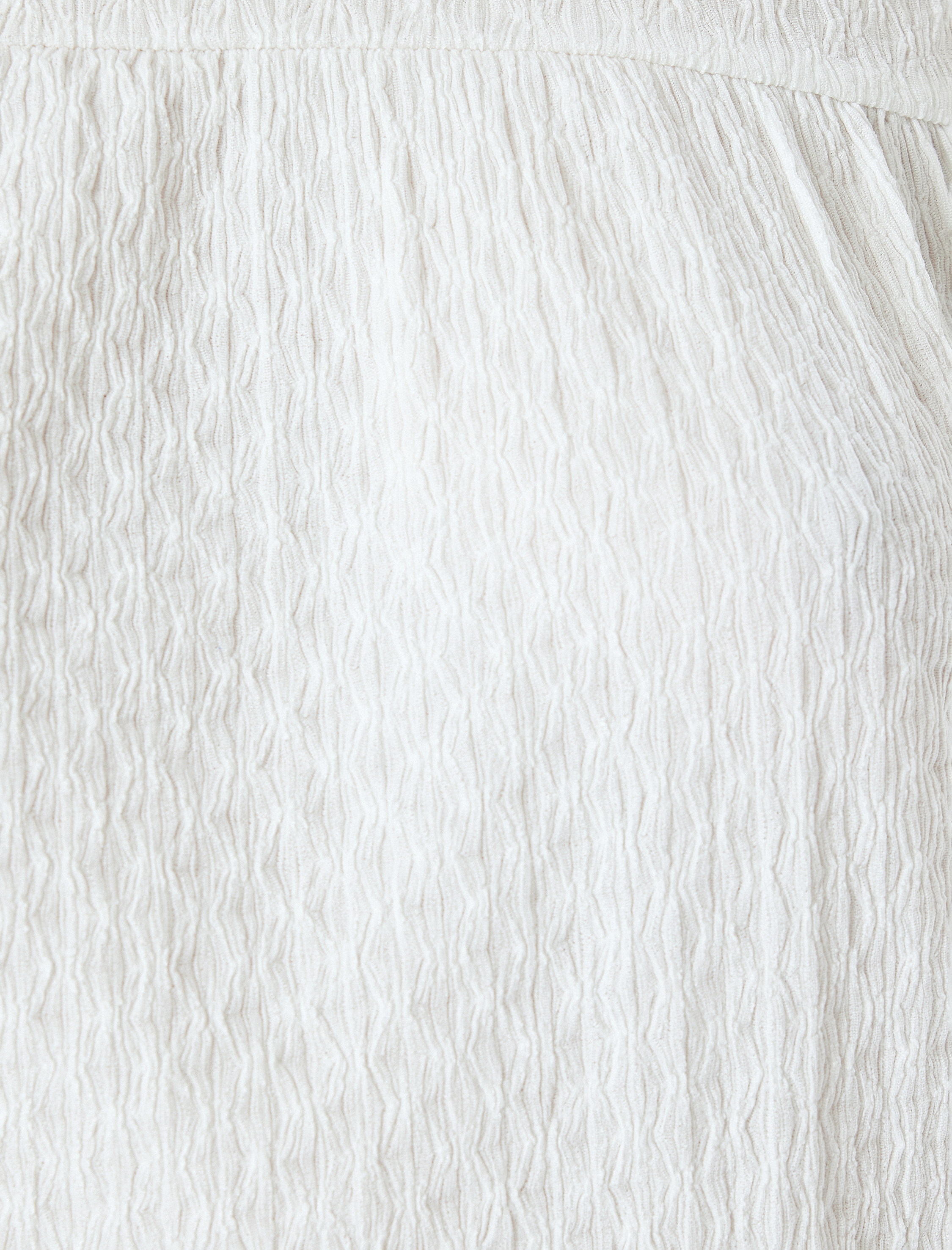   Fırfır Detaylı Kolsuz Bisiklet Yaka Tişört Bürümcük