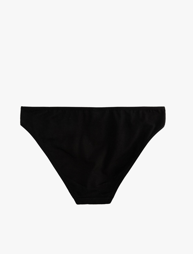 Slogan Baskılı 3'lü Brief Külot Seti_4