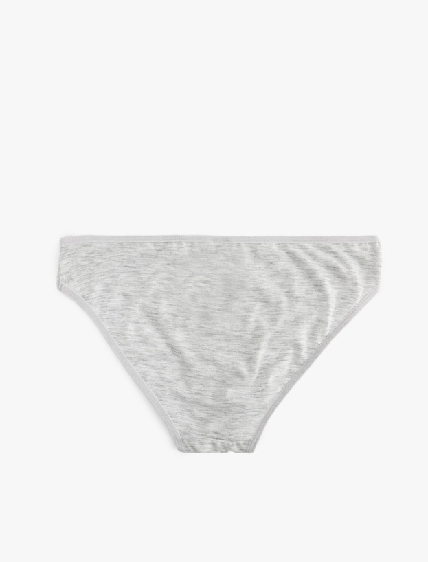 Slogan Baskılı 3'lü Brief Külot Seti_6