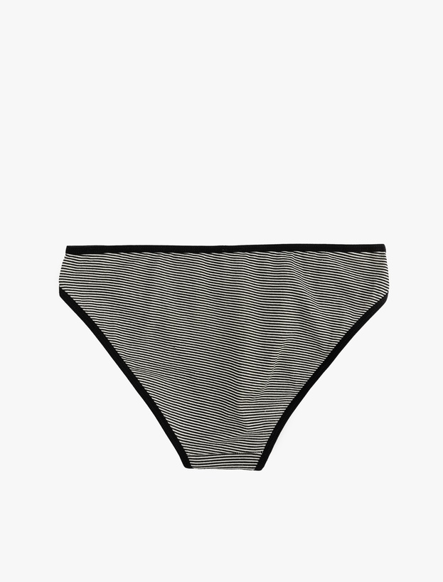 Slogan Baskılı 3'lü Brief Külot Seti_5