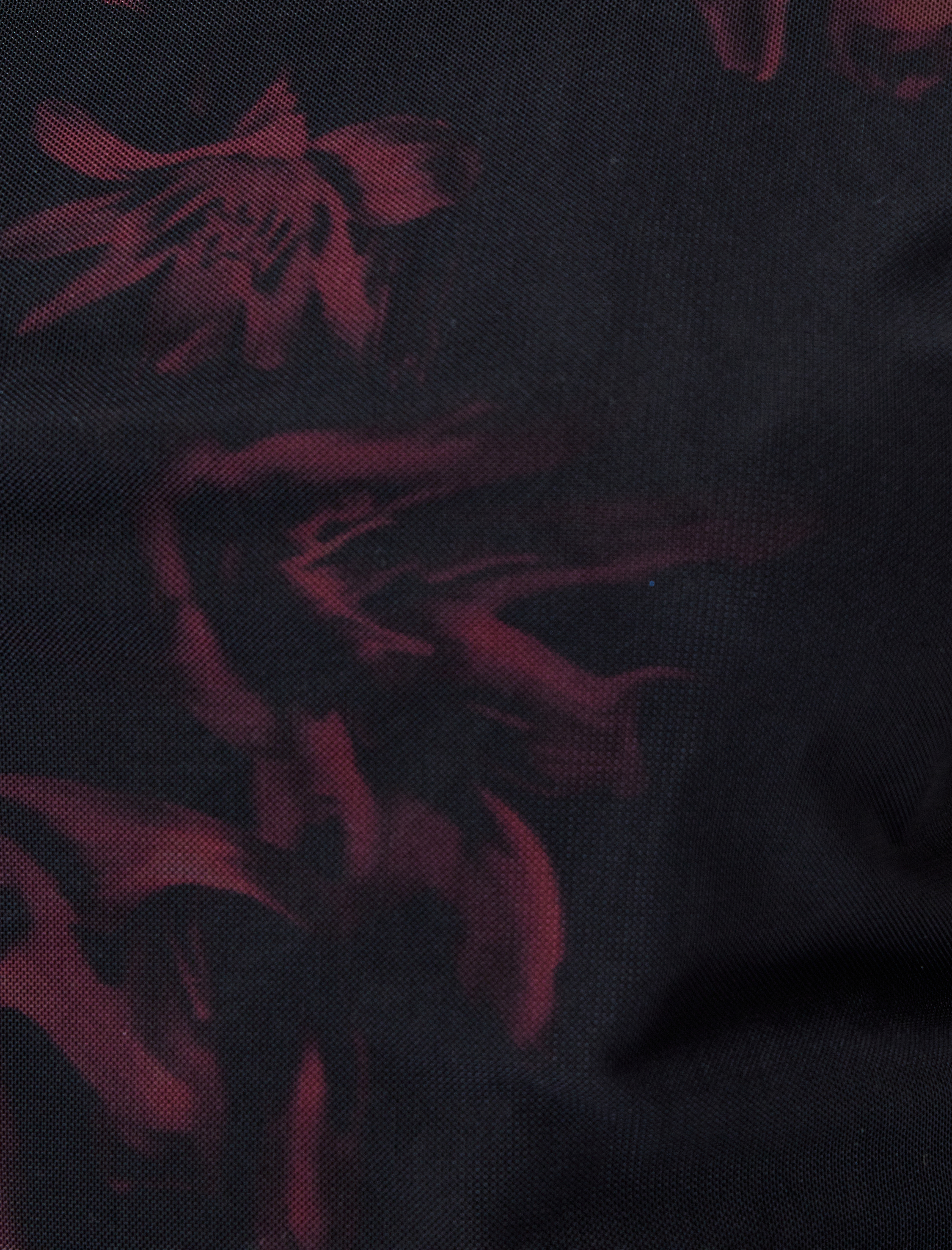 Tek Omuz Uzun Kollu Asimetrik Desenli Tül Elbise