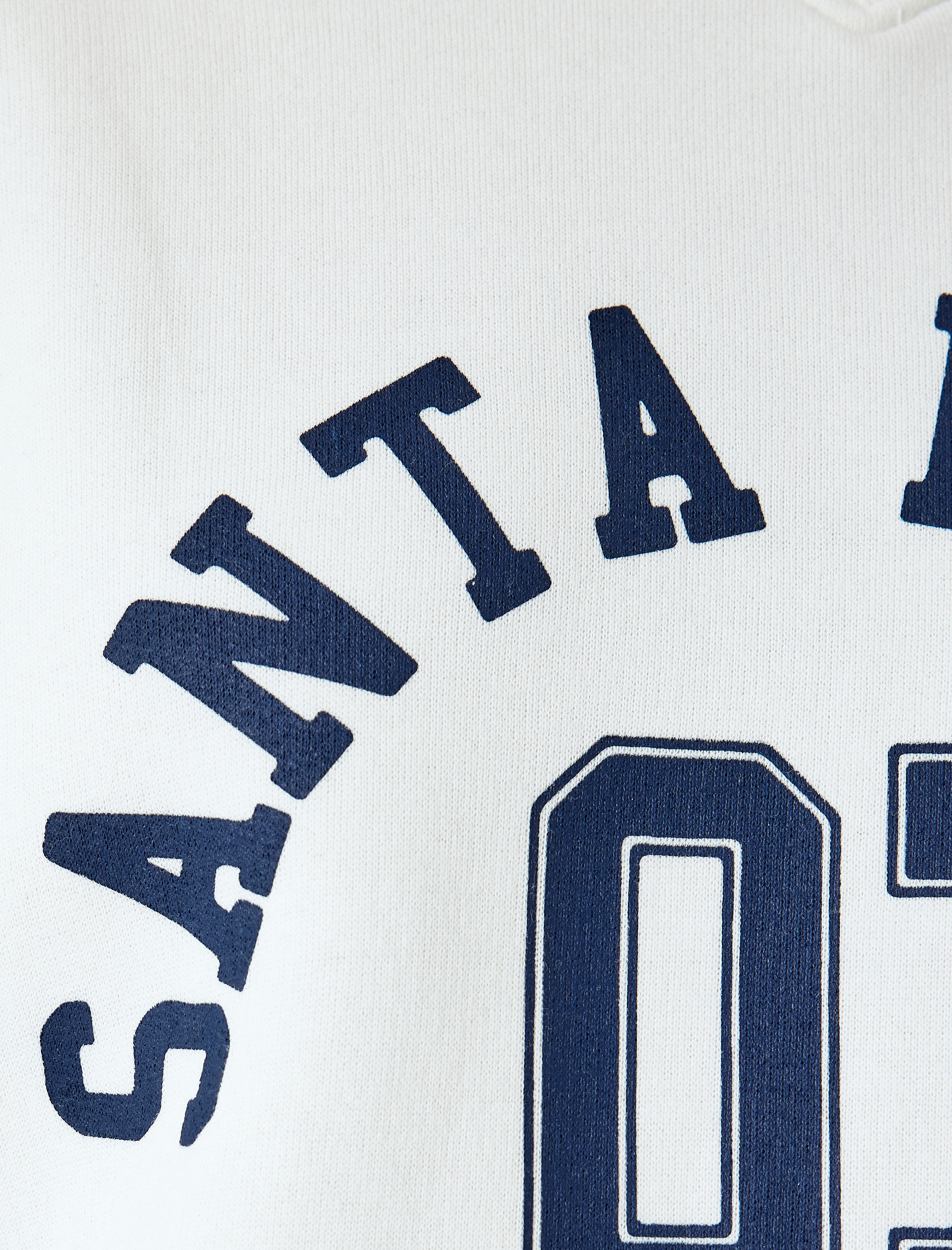 Kolej Baskılı Uzun Kollu Oversize V Yaka Sweatshirt