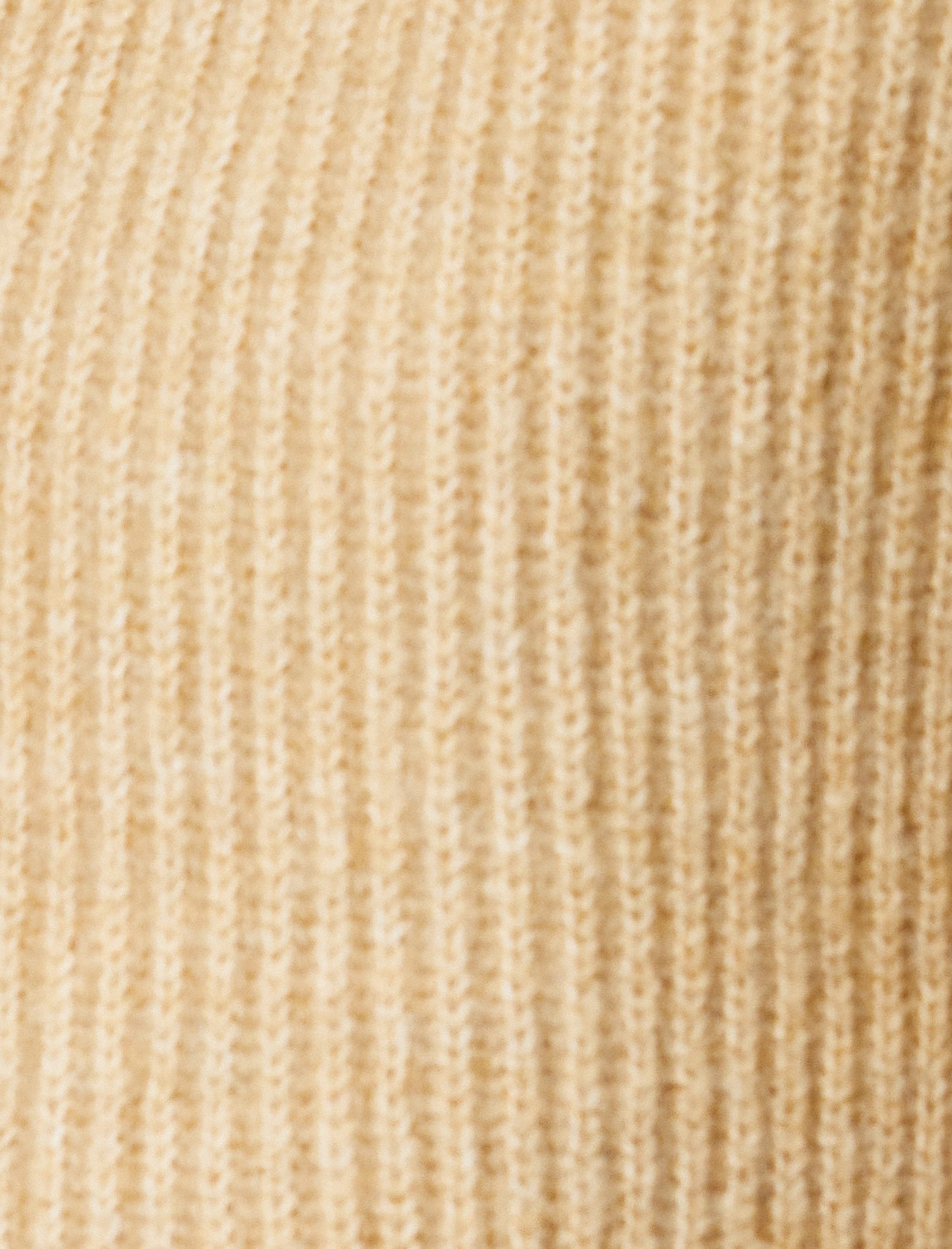   Dik Yaka Fermuarlı Uzun Kollu Triko Hırka