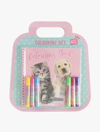 Kedi Köpek Baskılı Kırtasiye Seti