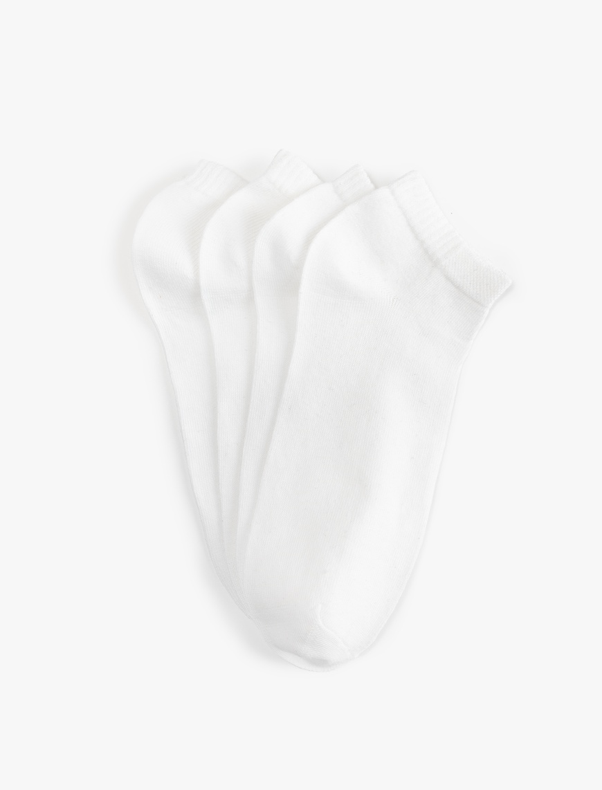  Erkek 4 Pack Bootie Socks